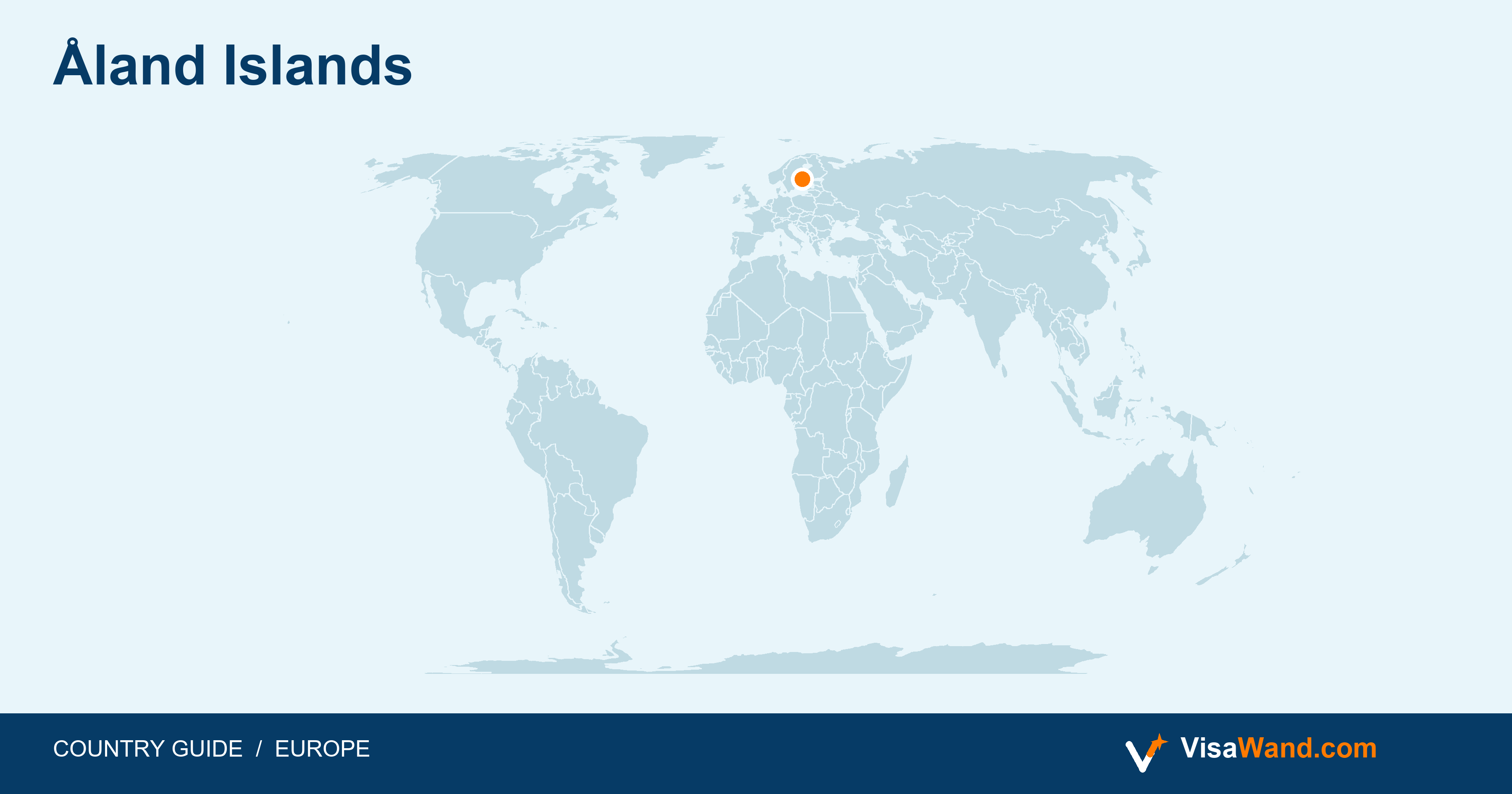 Location map of Åland Islands
