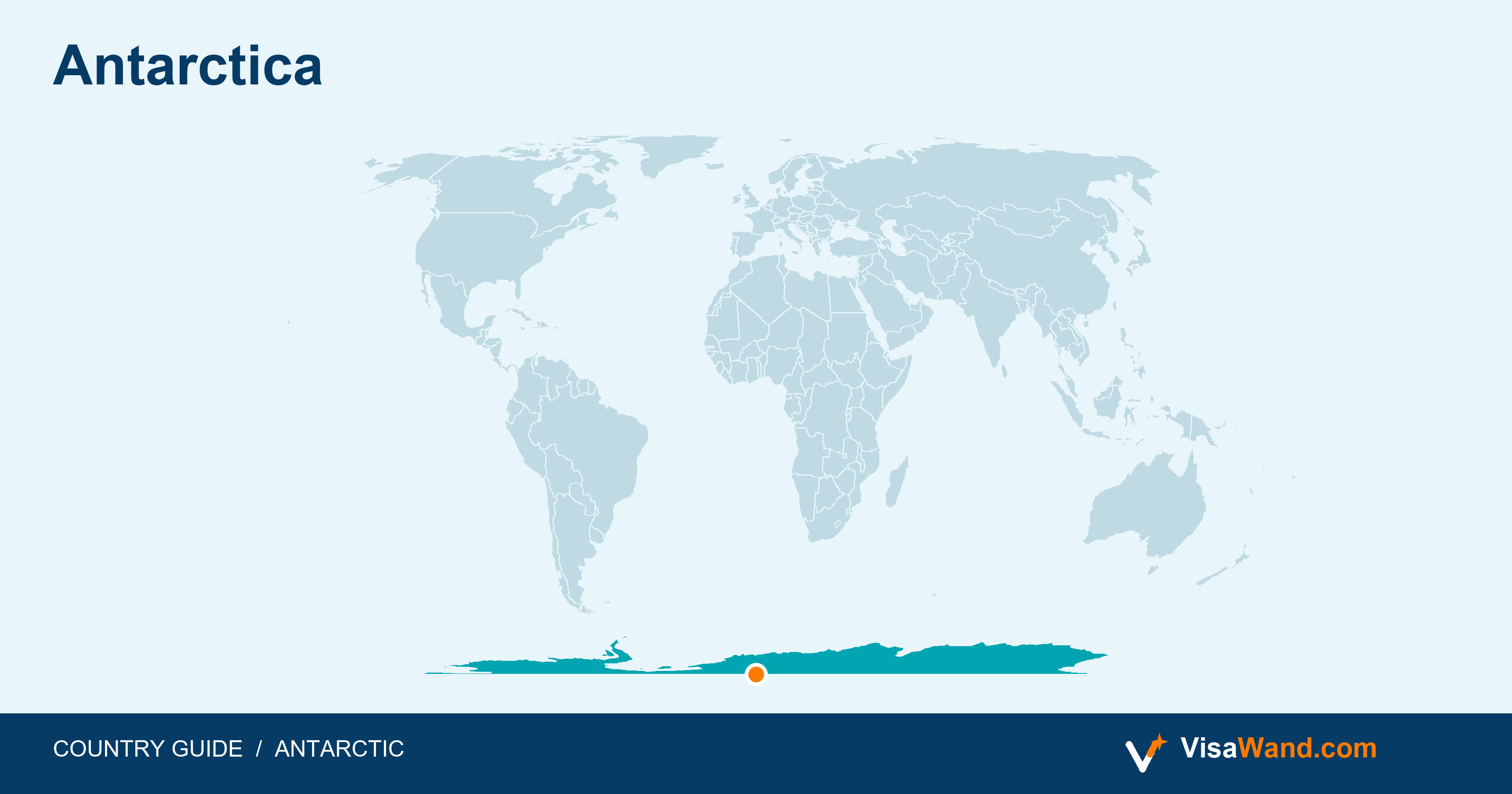 Location map of Antarctica