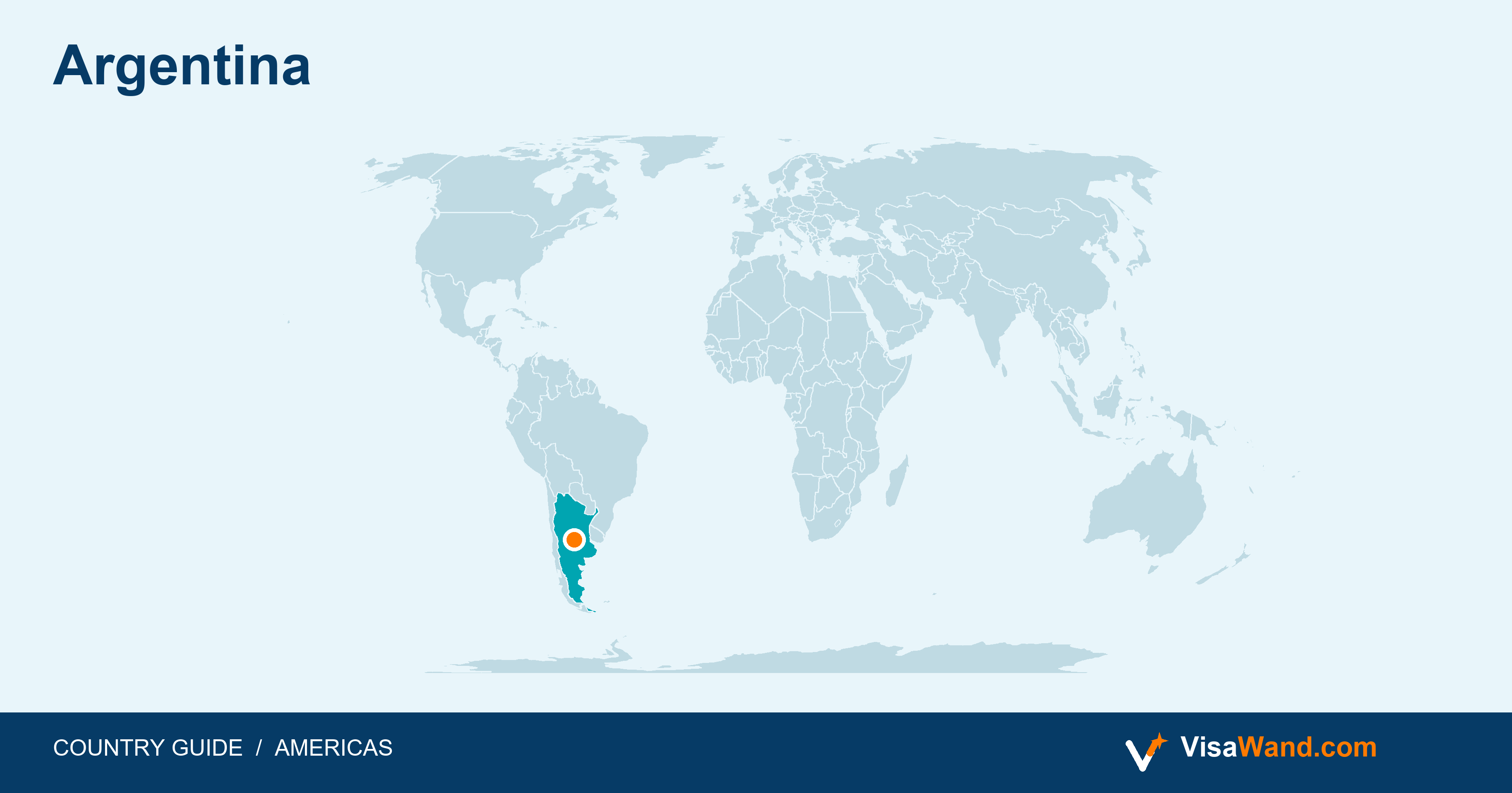 Location map of Argentina
