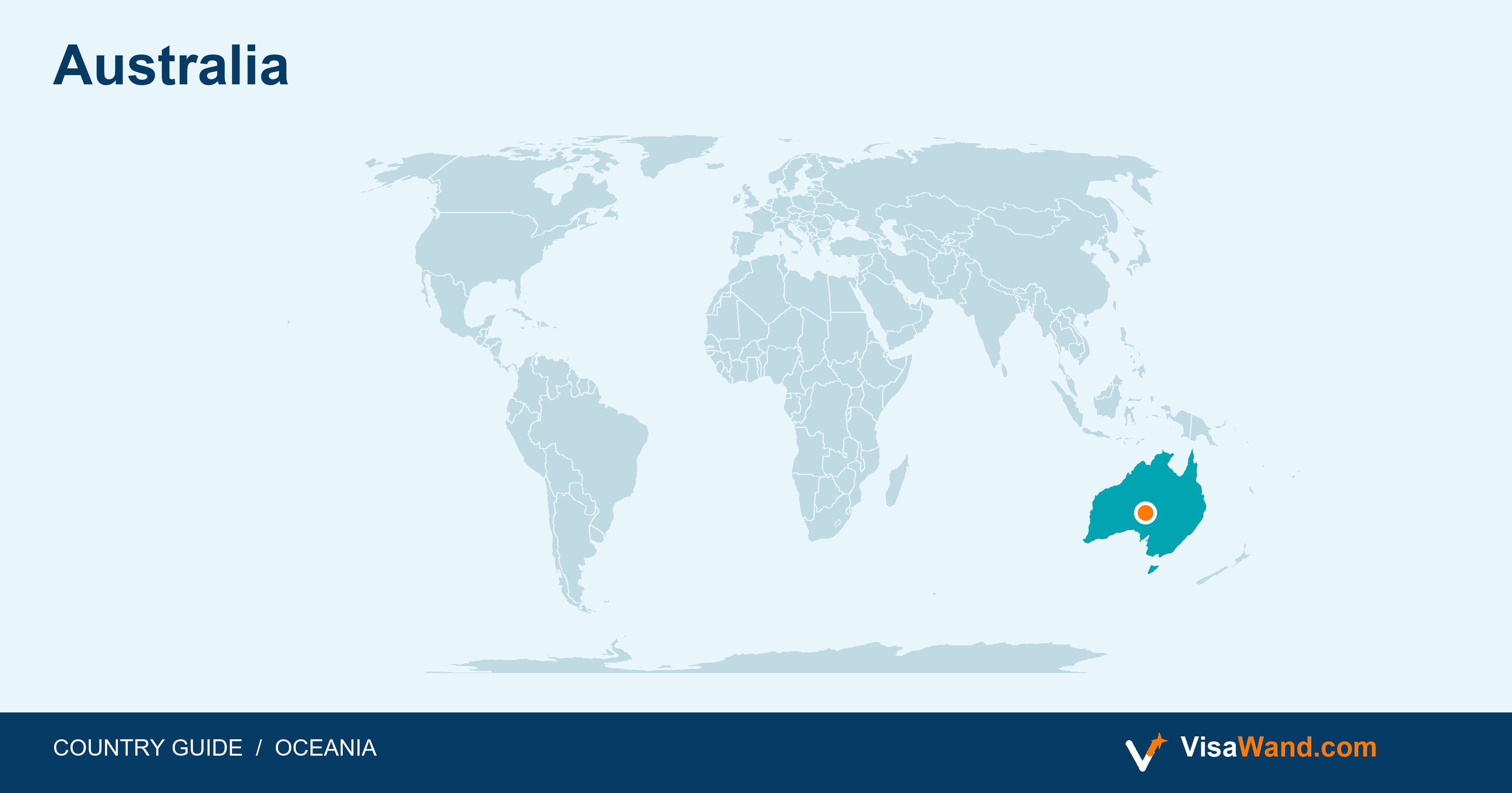 Location map of Australia