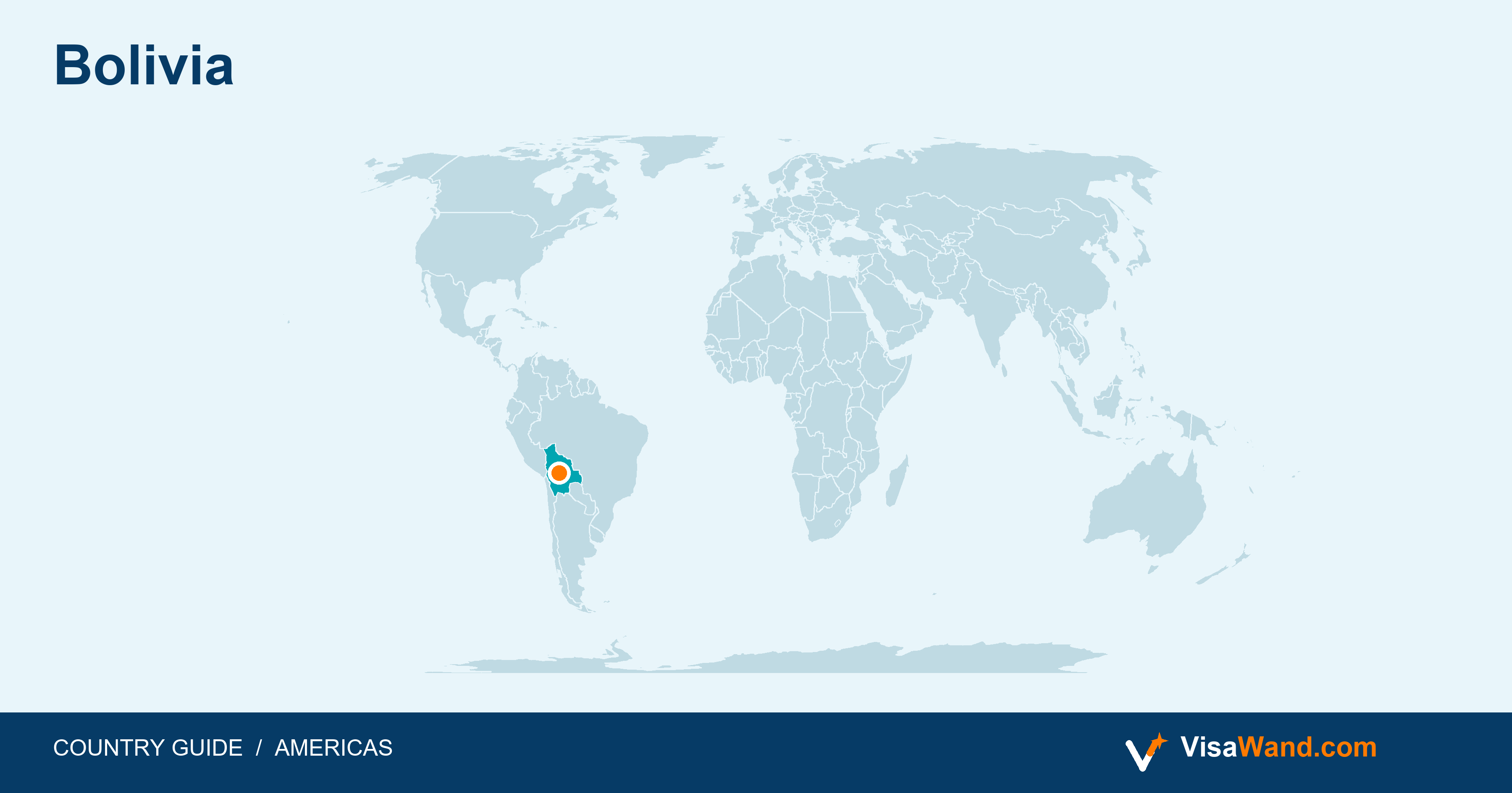 Location map of Bolivia
