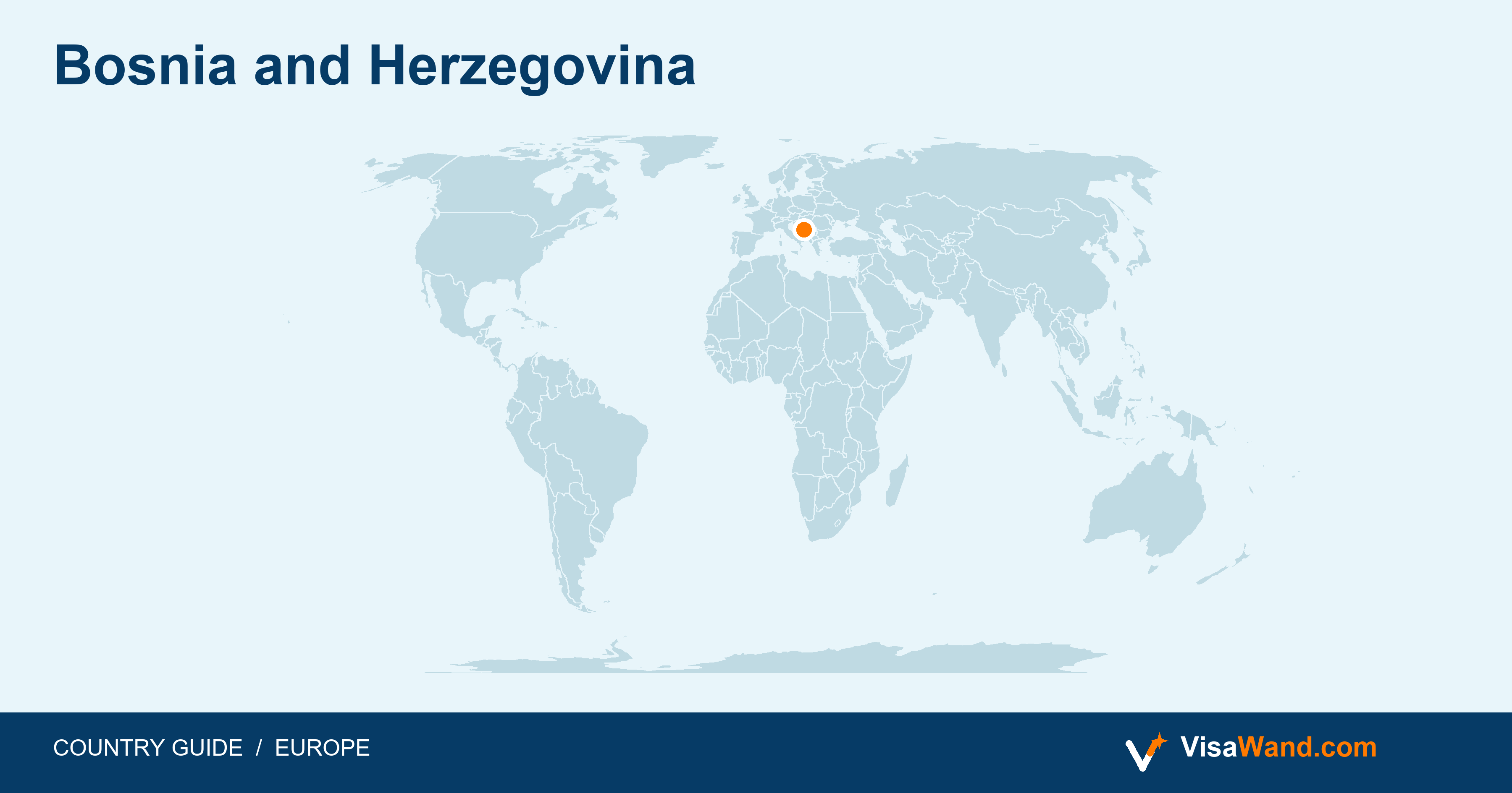Location map of Bosnia and Herzegovina