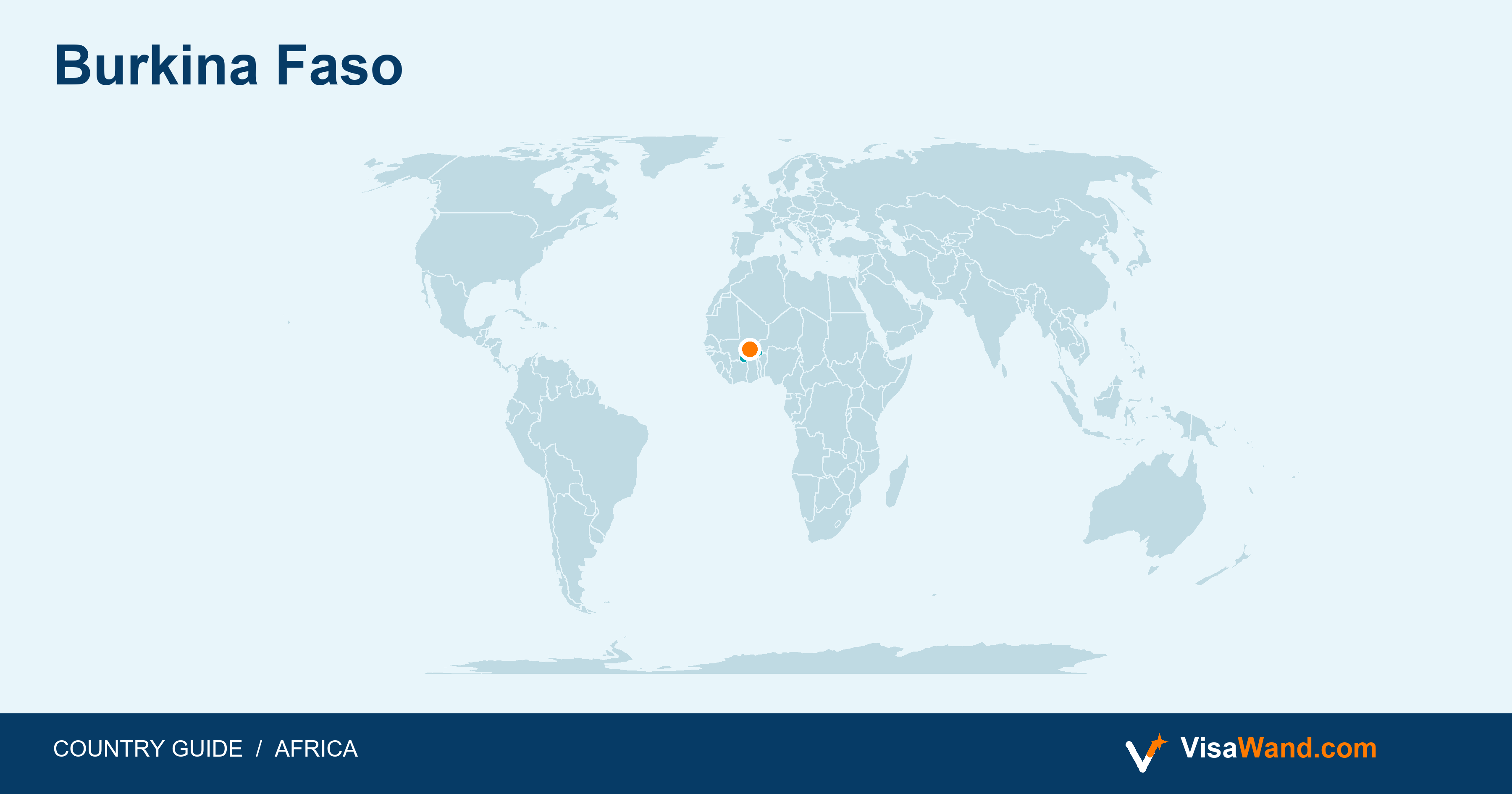 Location map of Burkina Faso