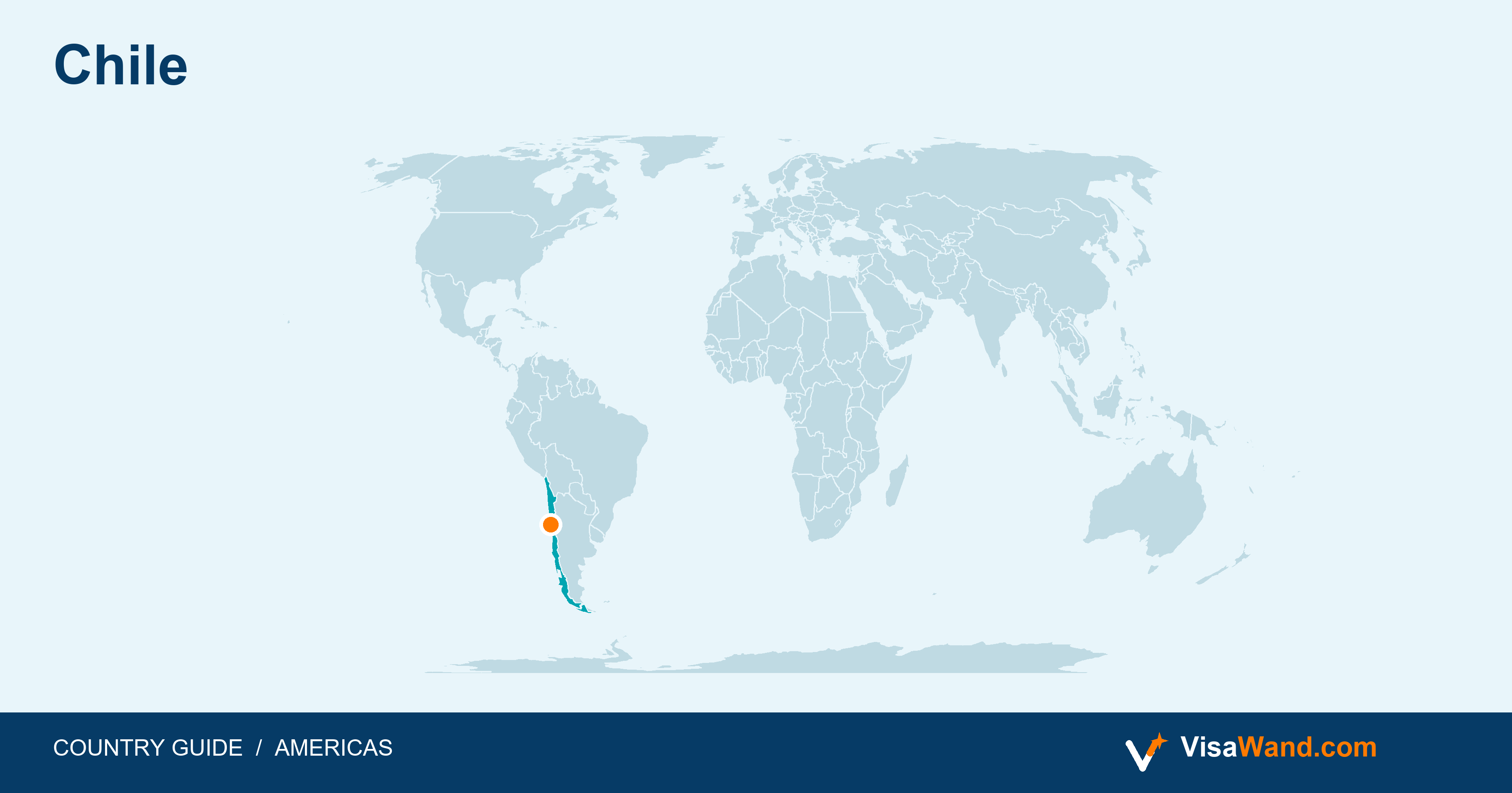 Location map of Chile