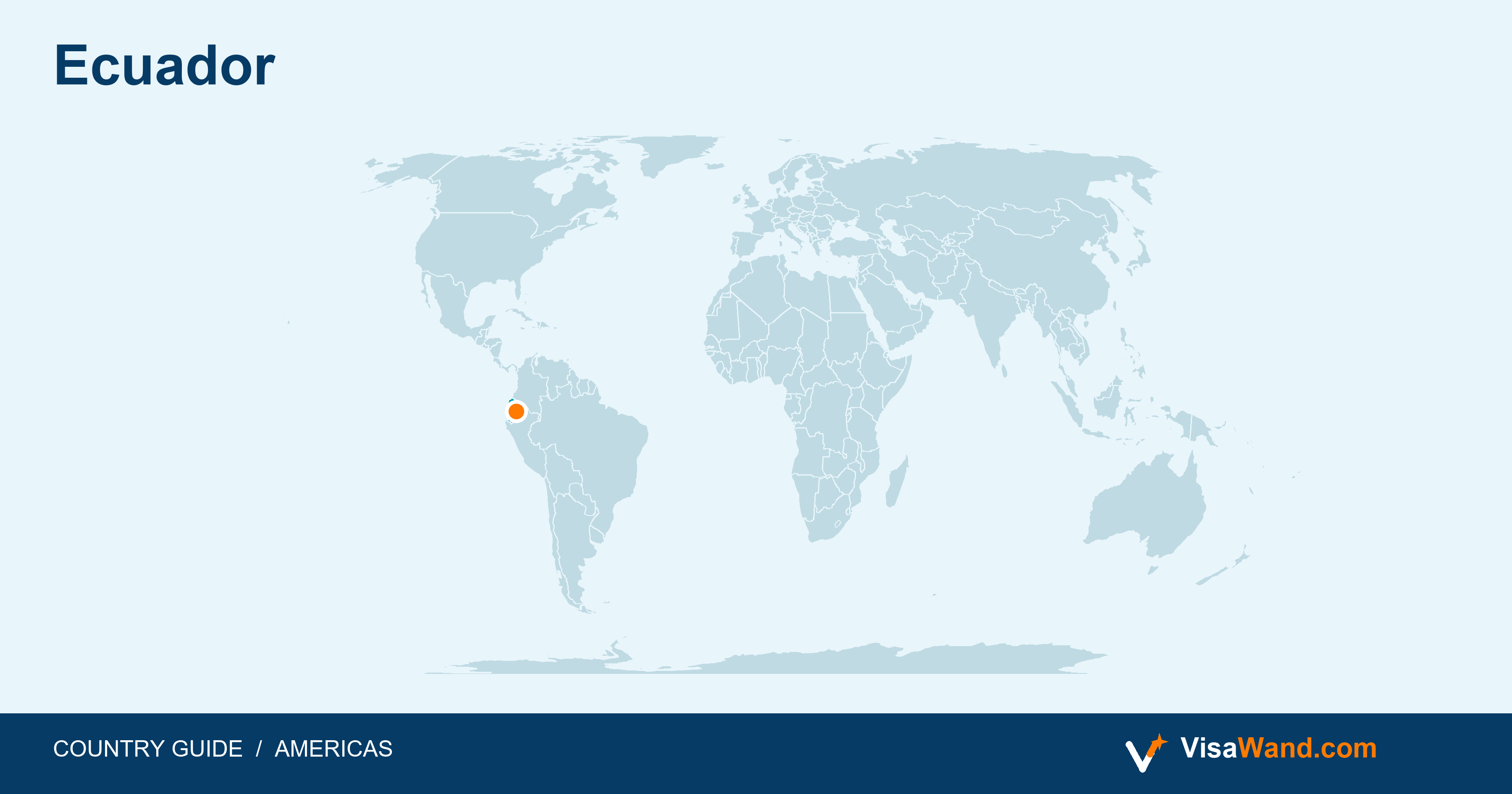 Location map of Ecuador