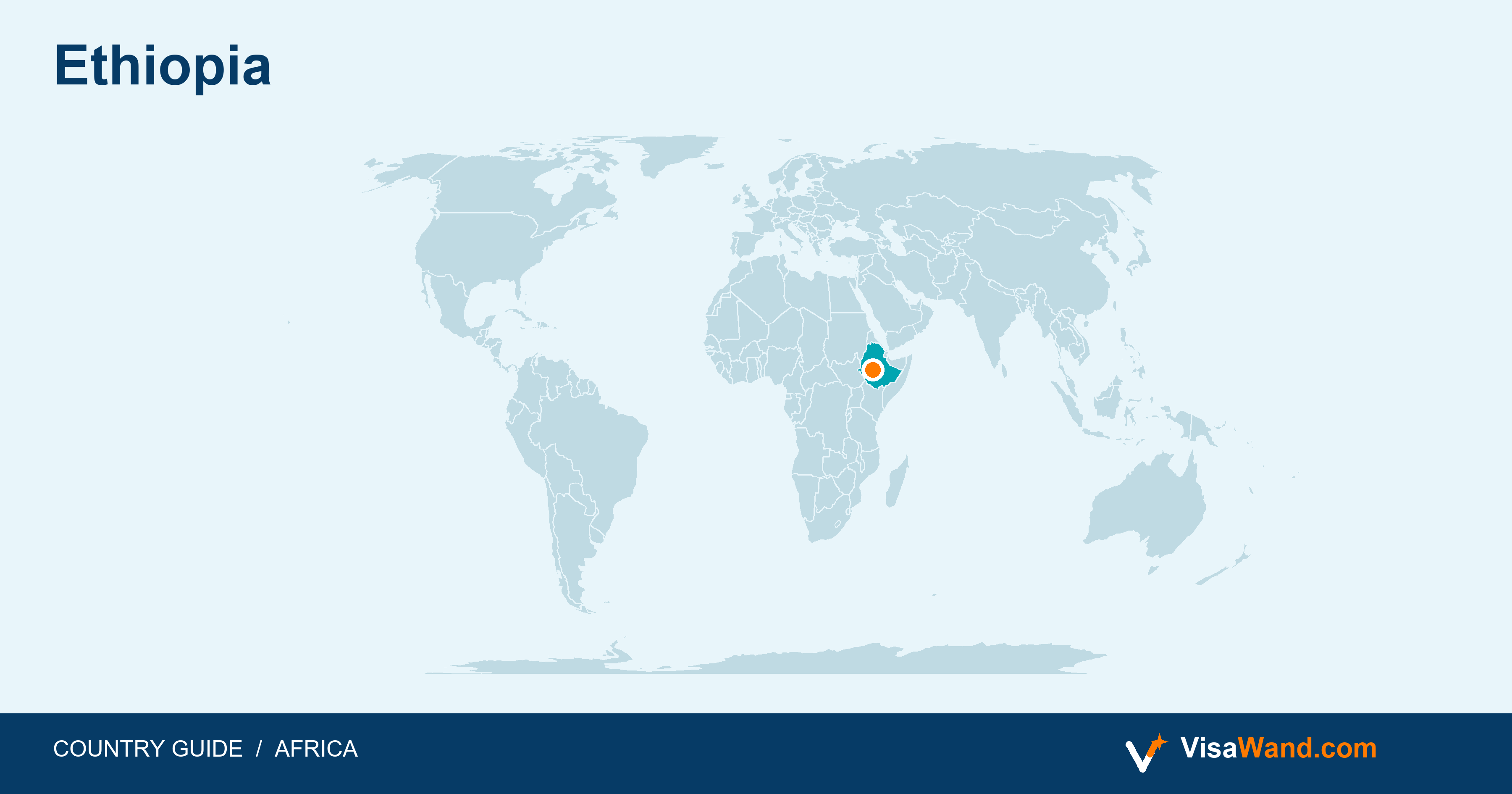 Location map of Ethiopia