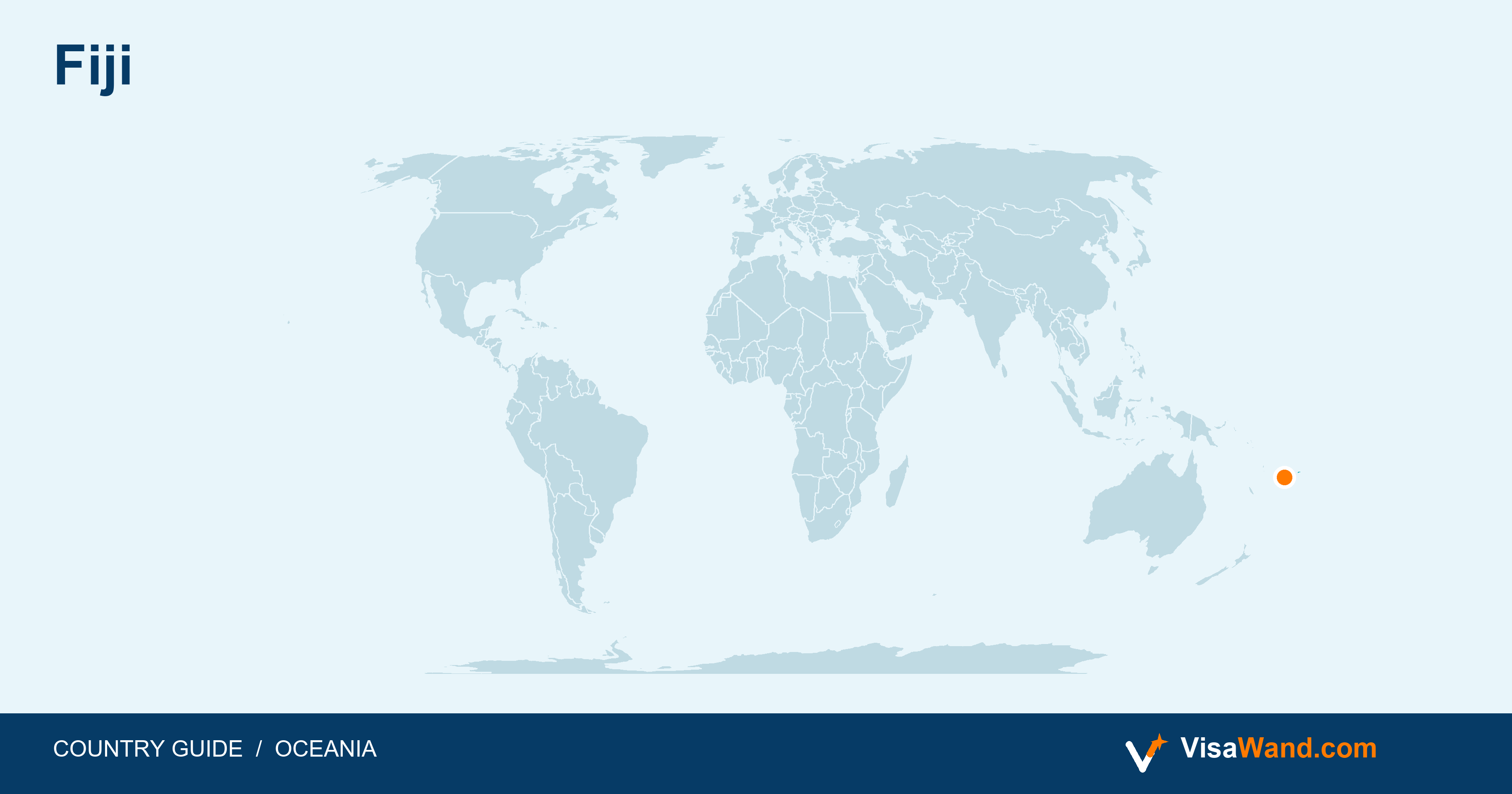 Location map of Fiji