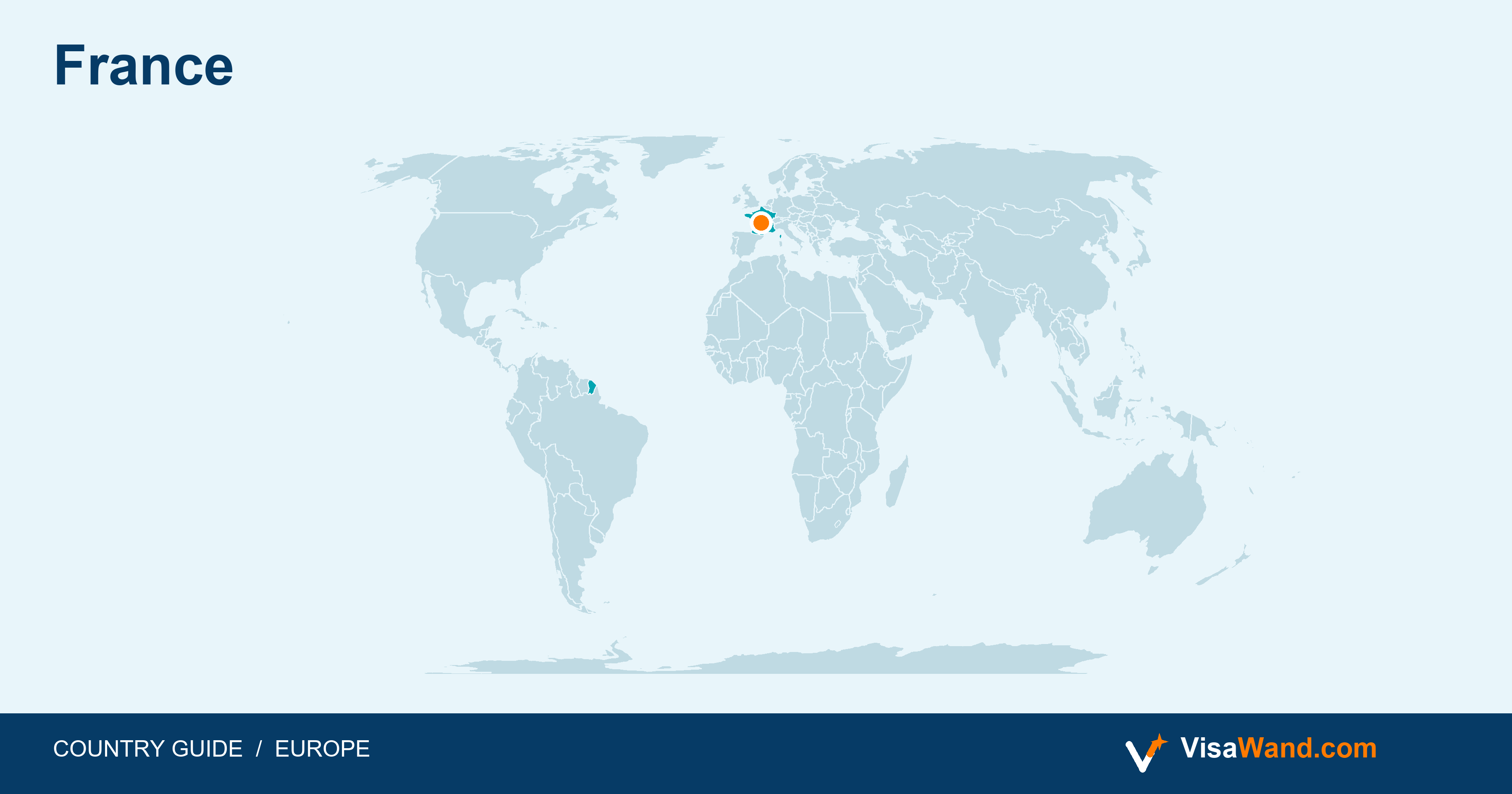 Location map of France