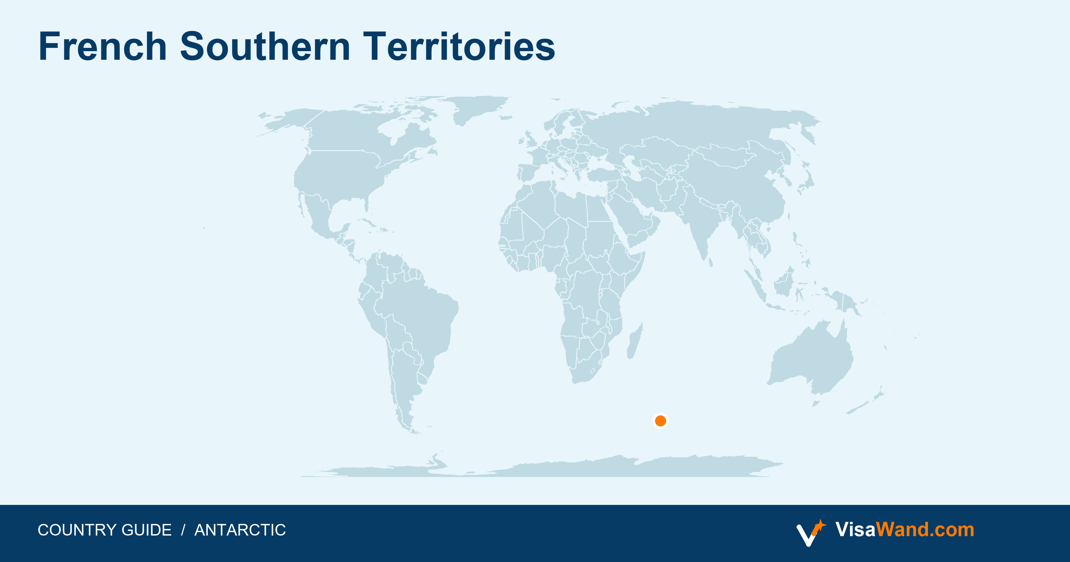 Location map of French Southern Territories