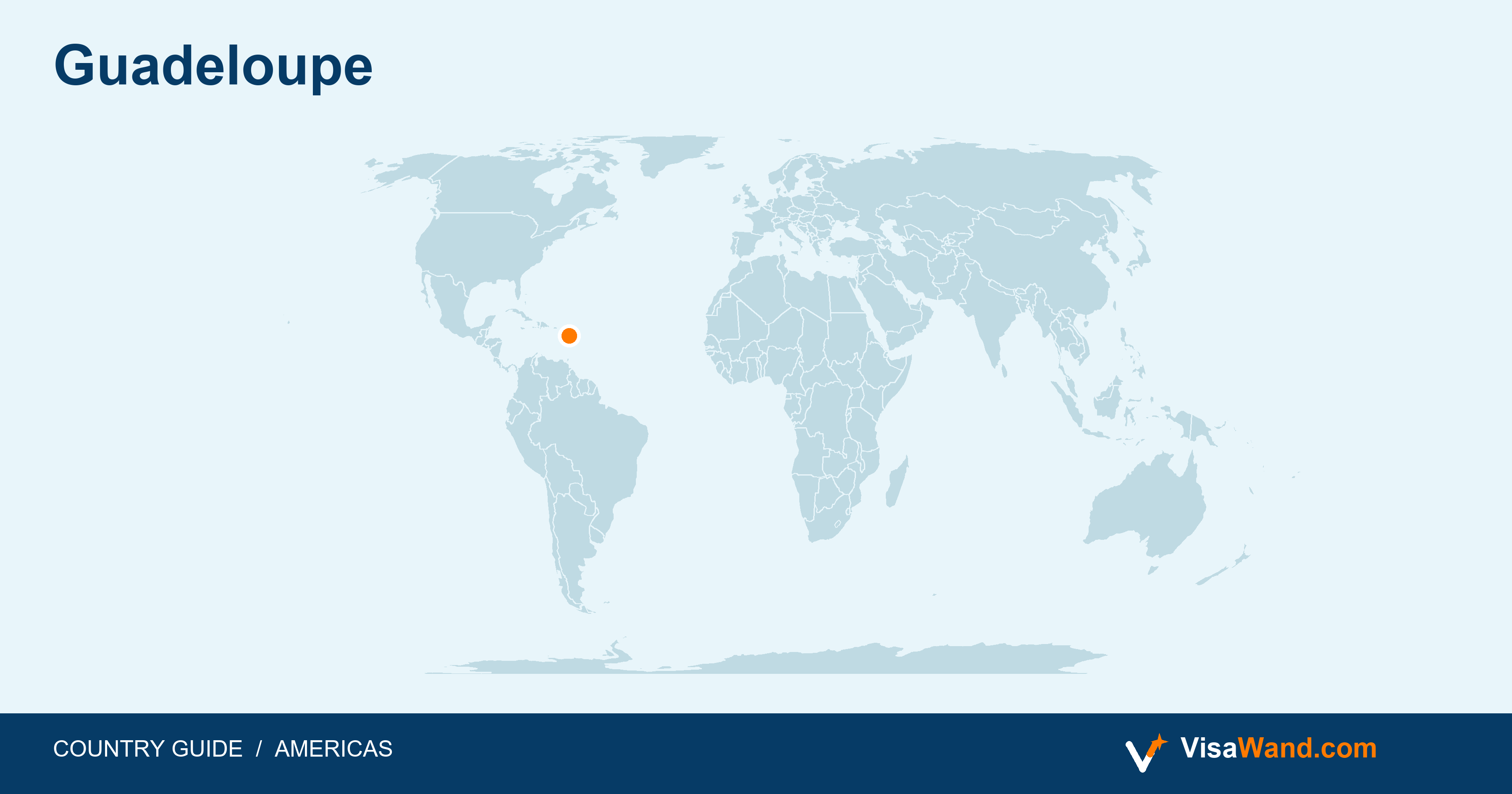 Location map of Guadeloupe