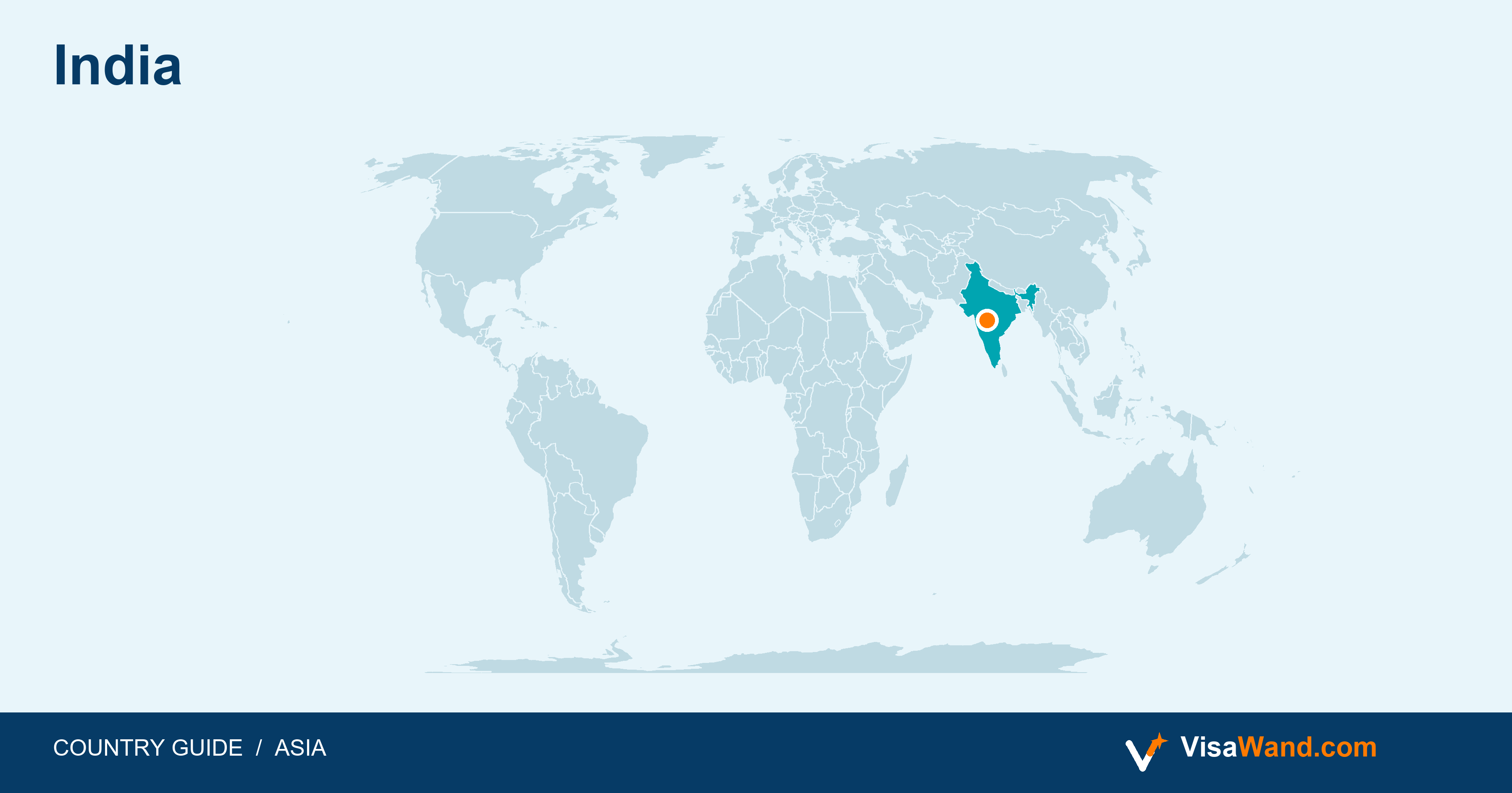 Location map of India