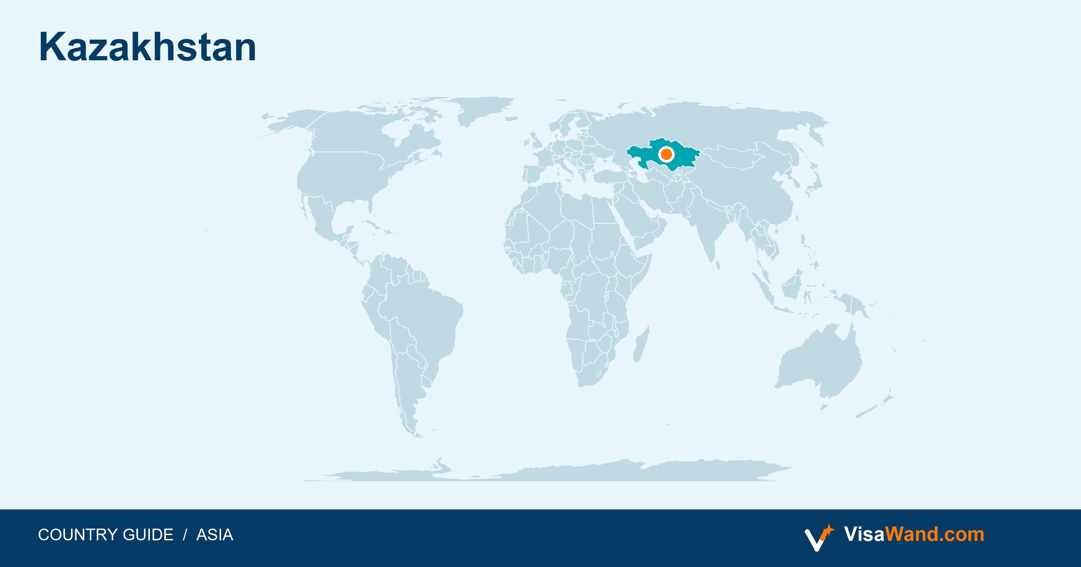 Location map of Kazakhstan