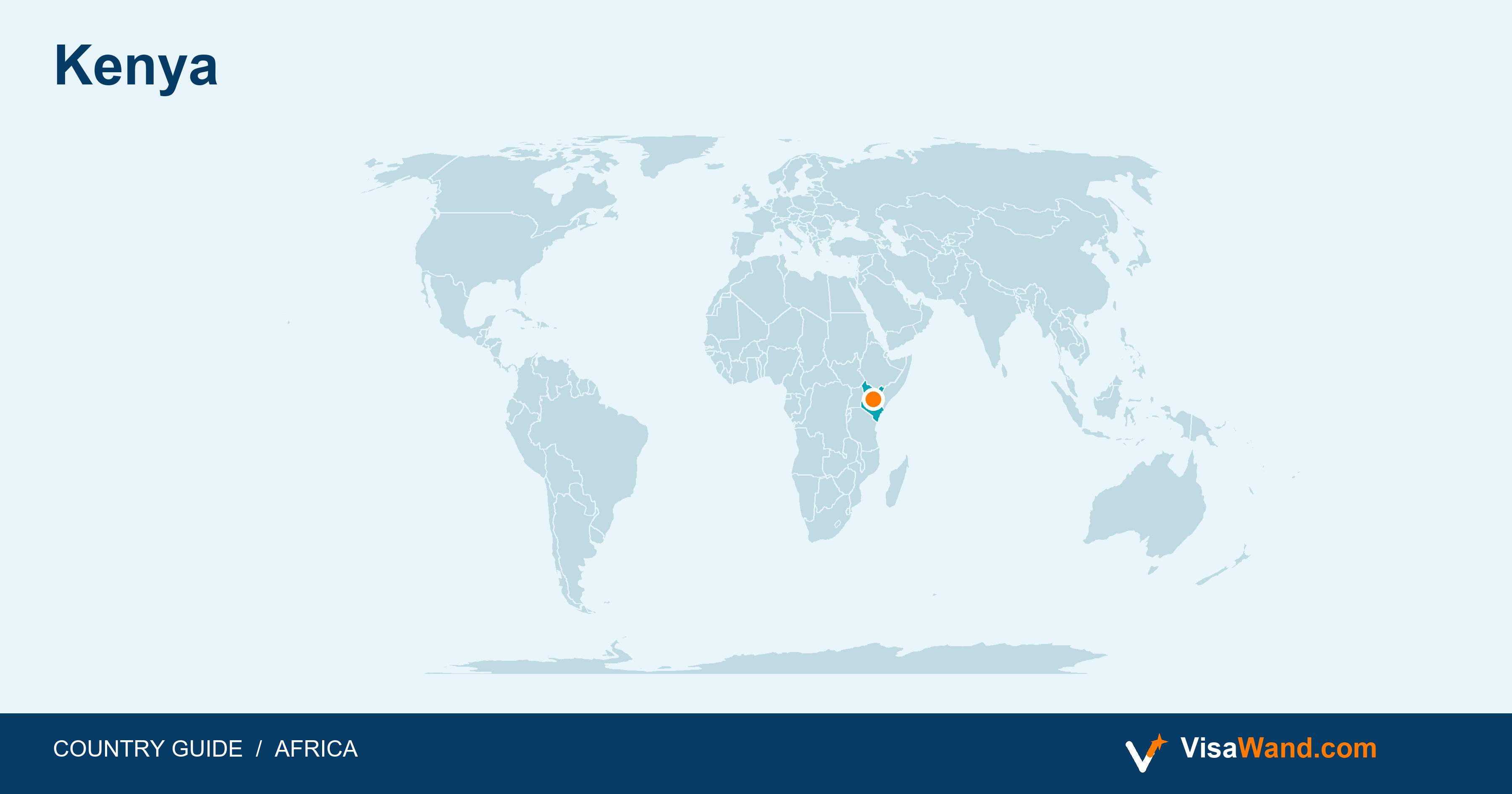 Location map of Kenya
