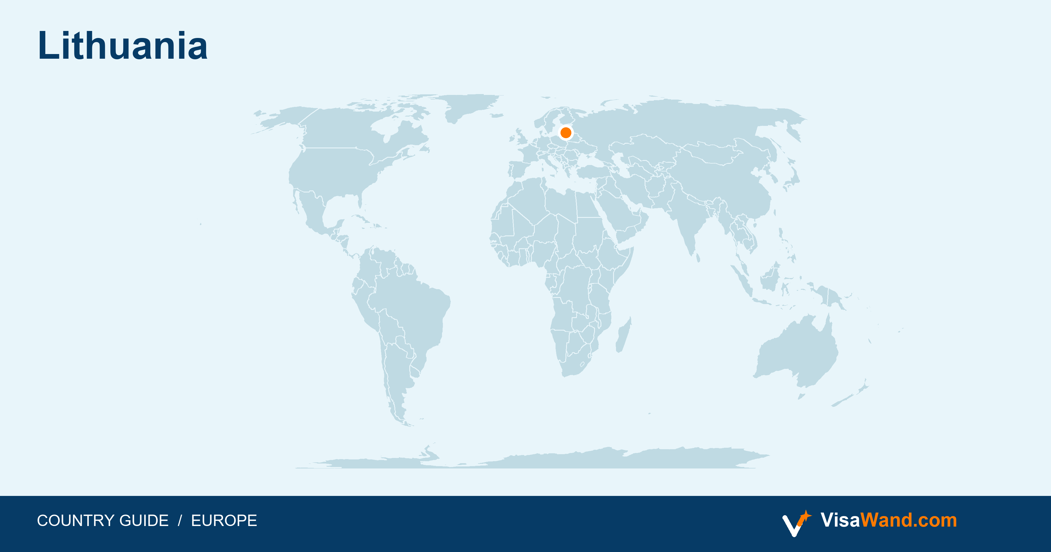 Location map of Lithuania