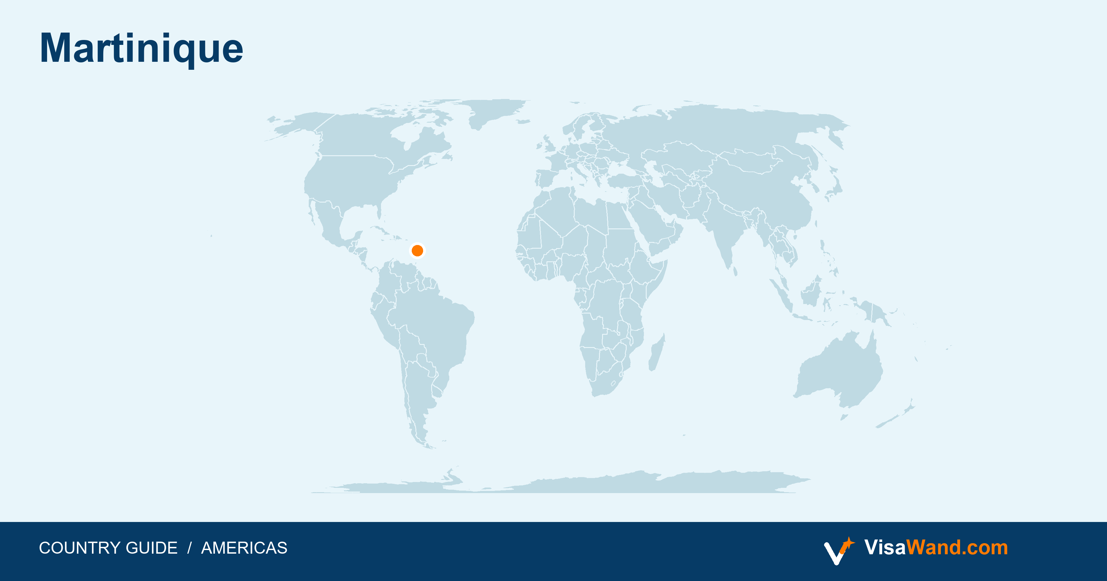 Location map of Martinique