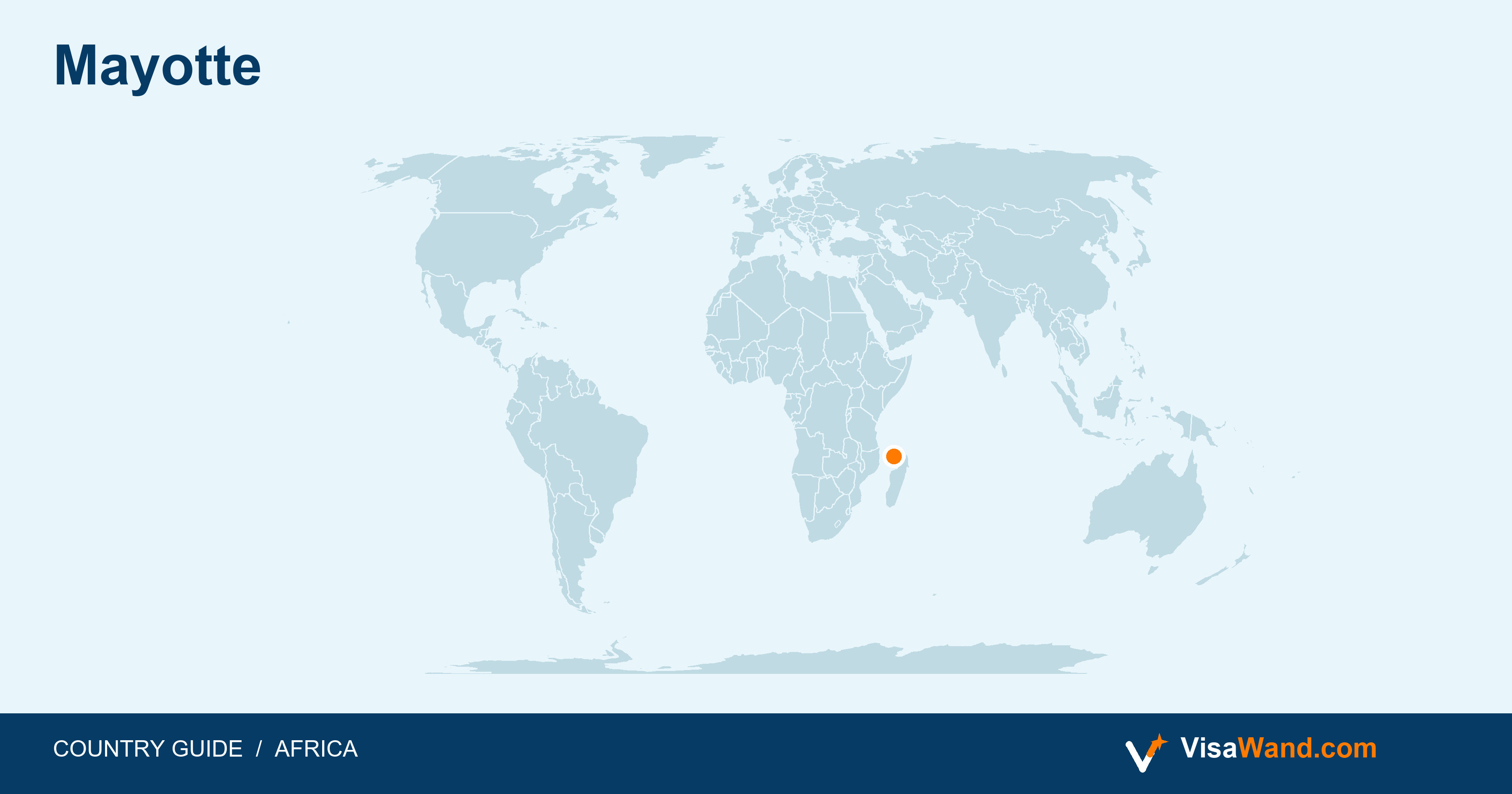 Location map of Mayotte