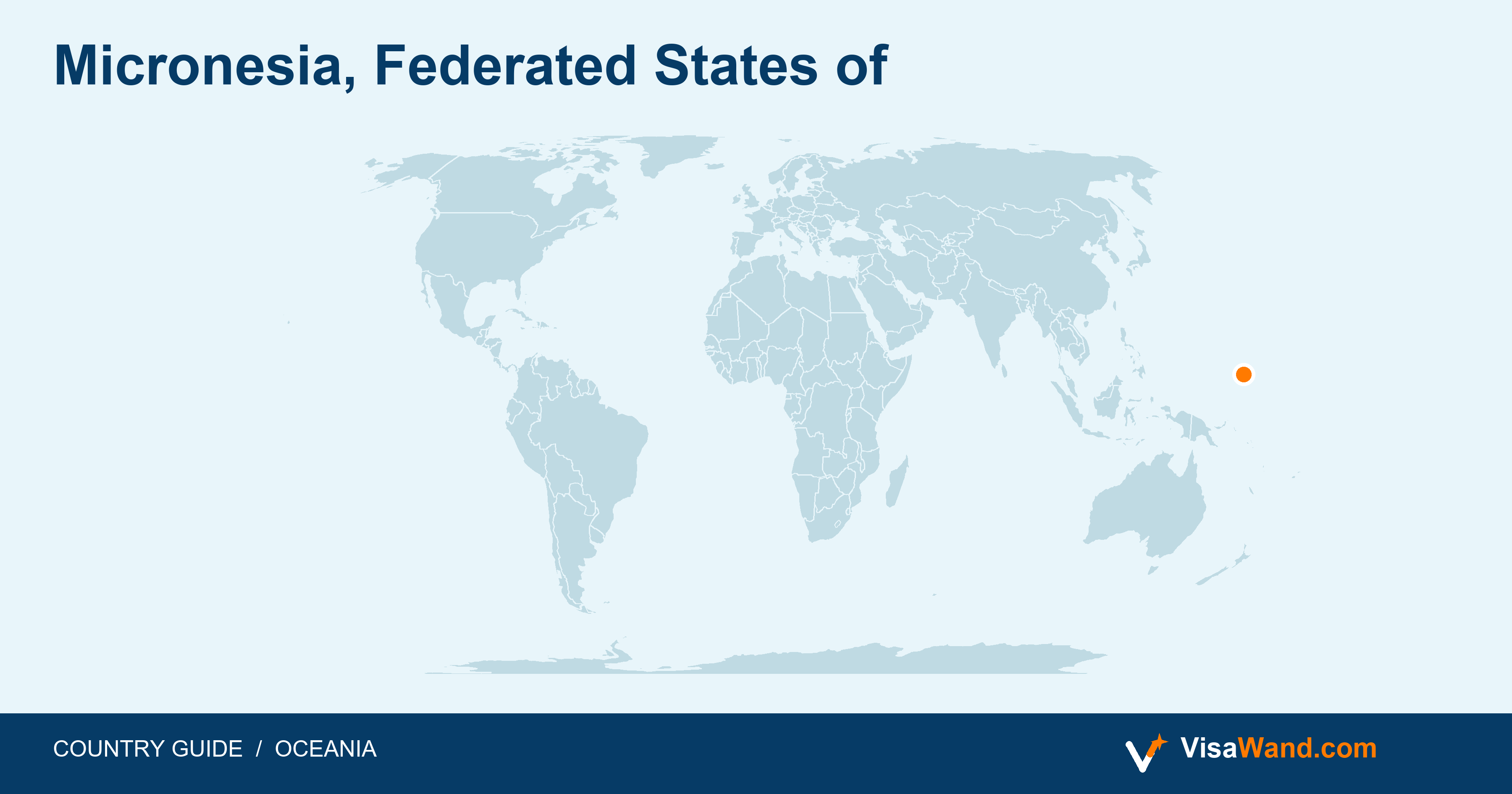 Location map of Micronesia, Federated States of