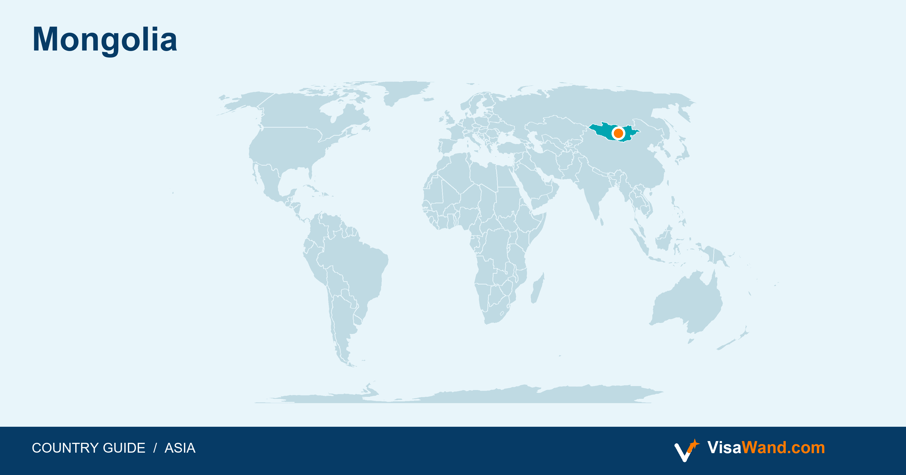 Location map of Mongolia