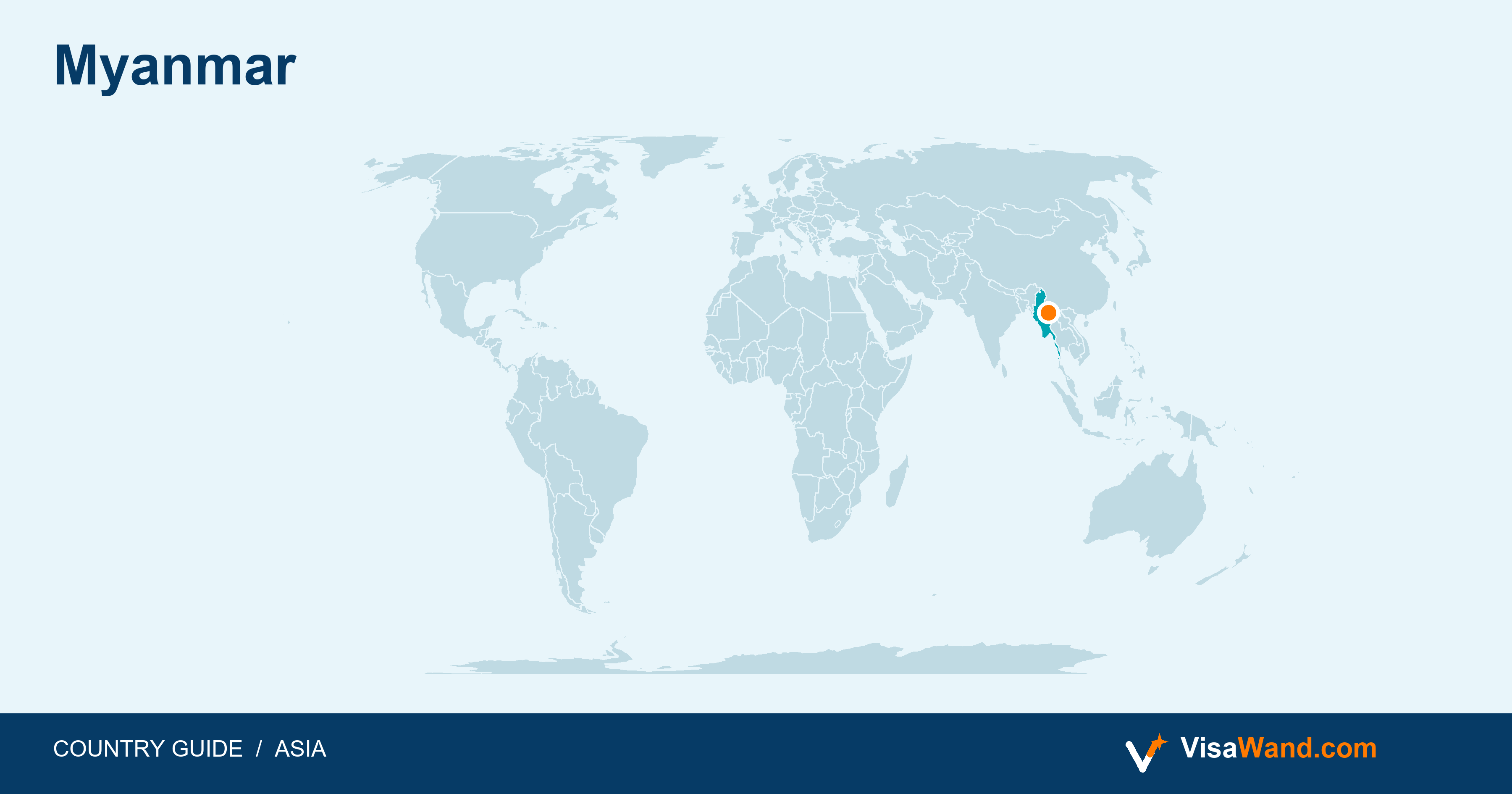 Location map of Myanmar