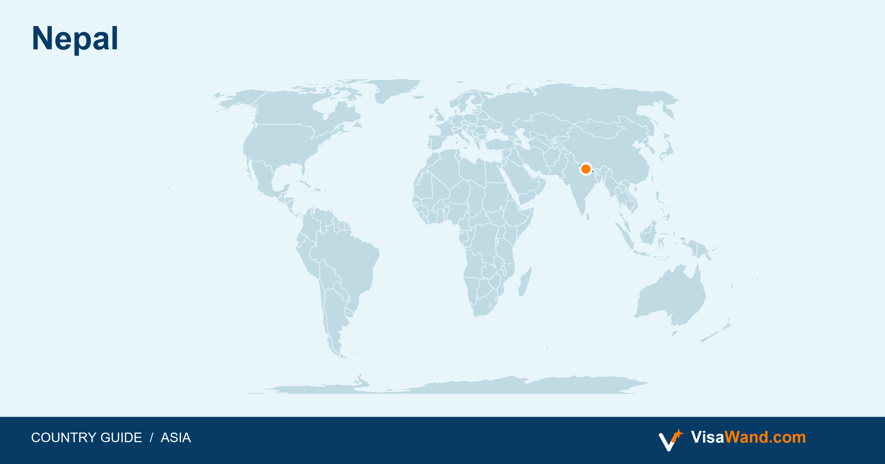 Location map of Nepal