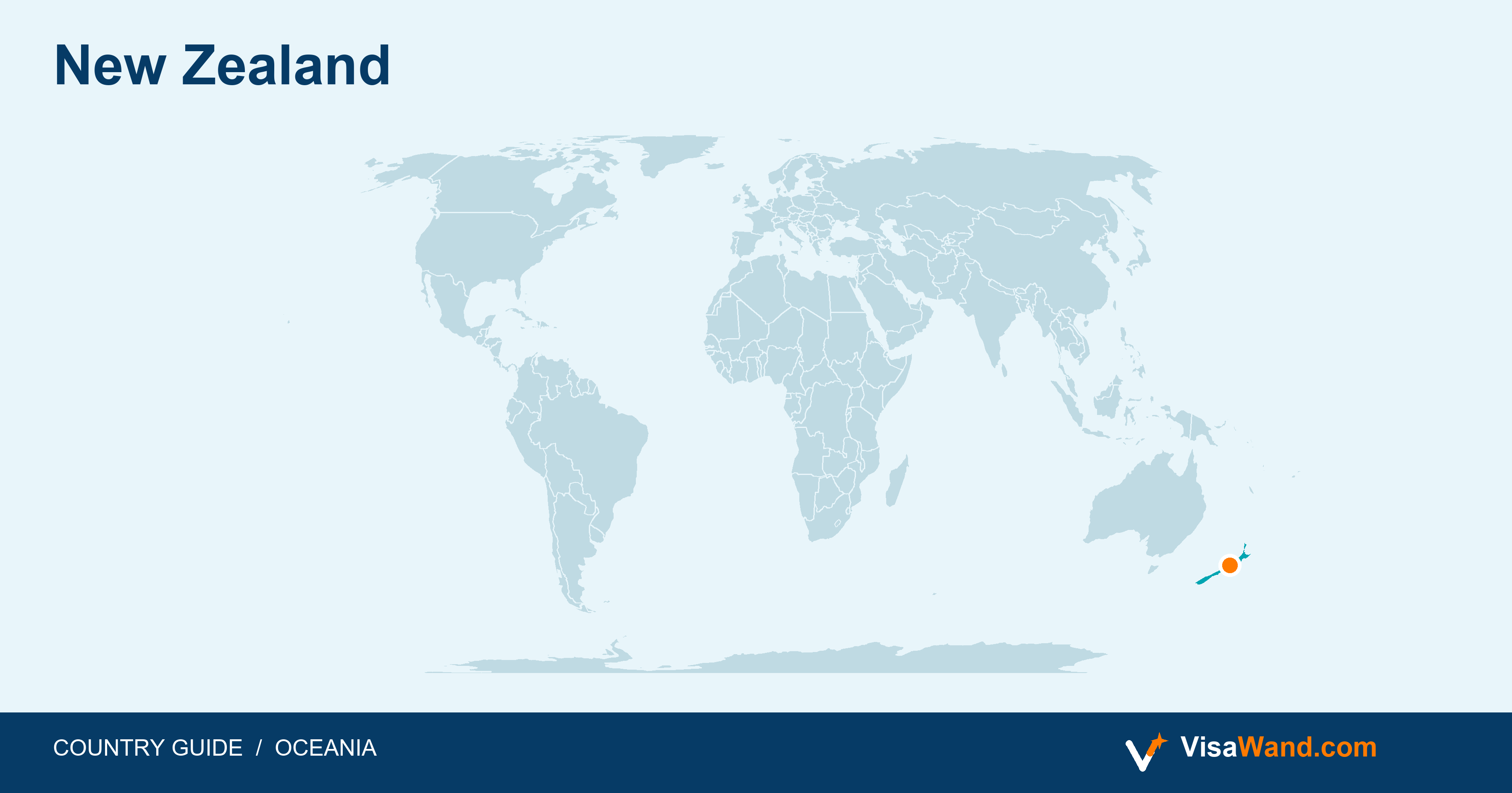 Location map of New Zealand