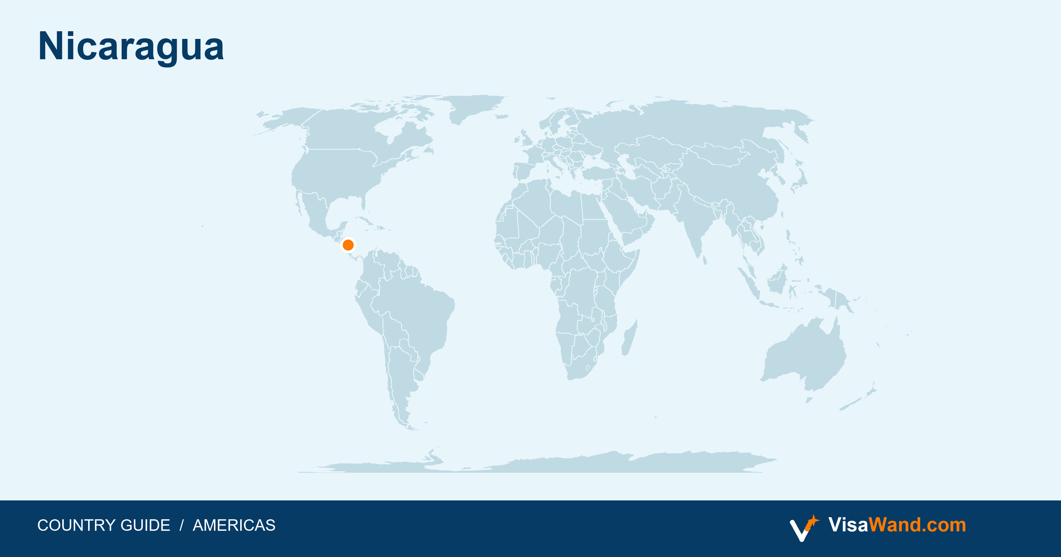 Location map of Nicaragua