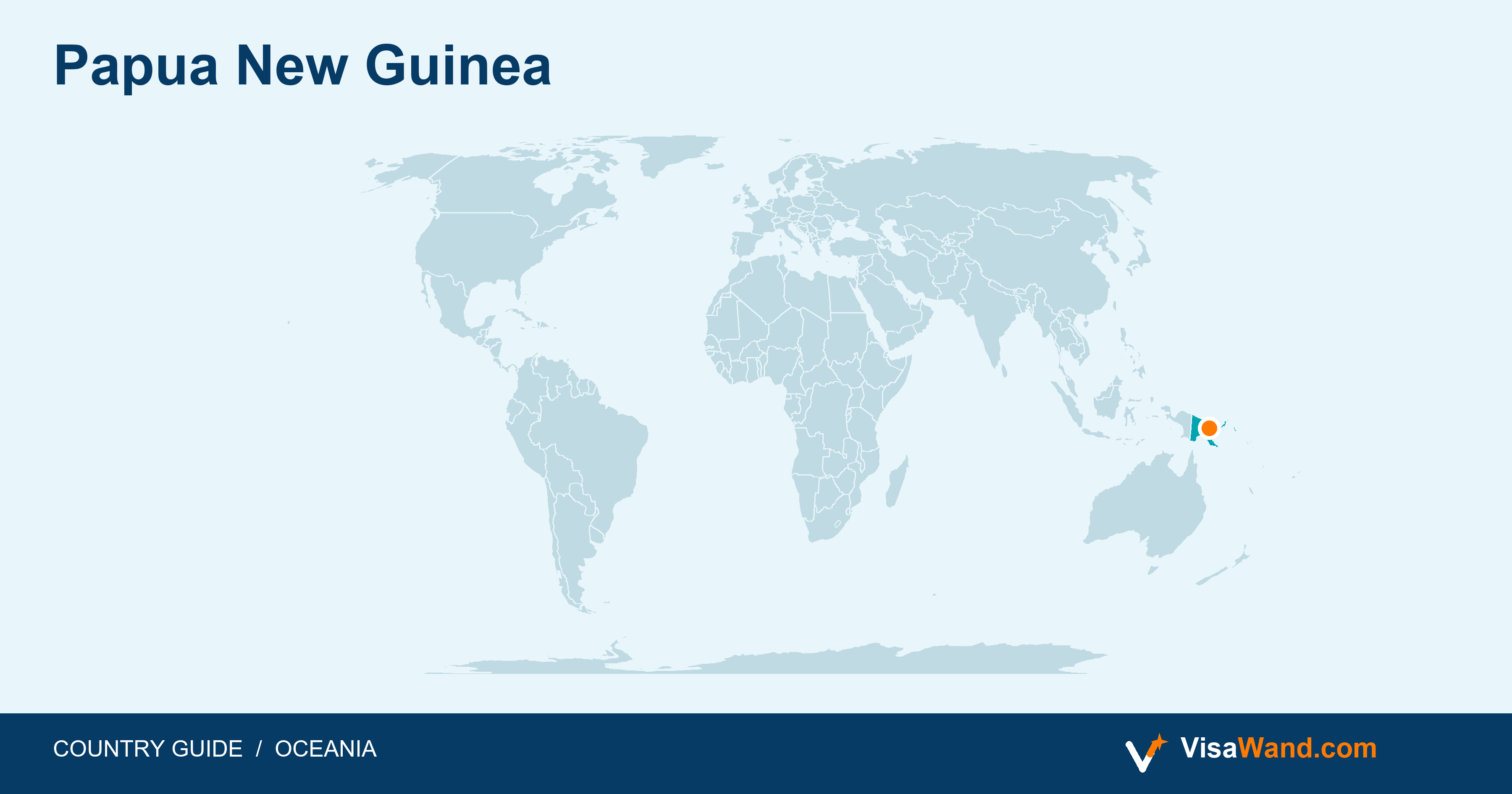 Location map of Papua New Guinea