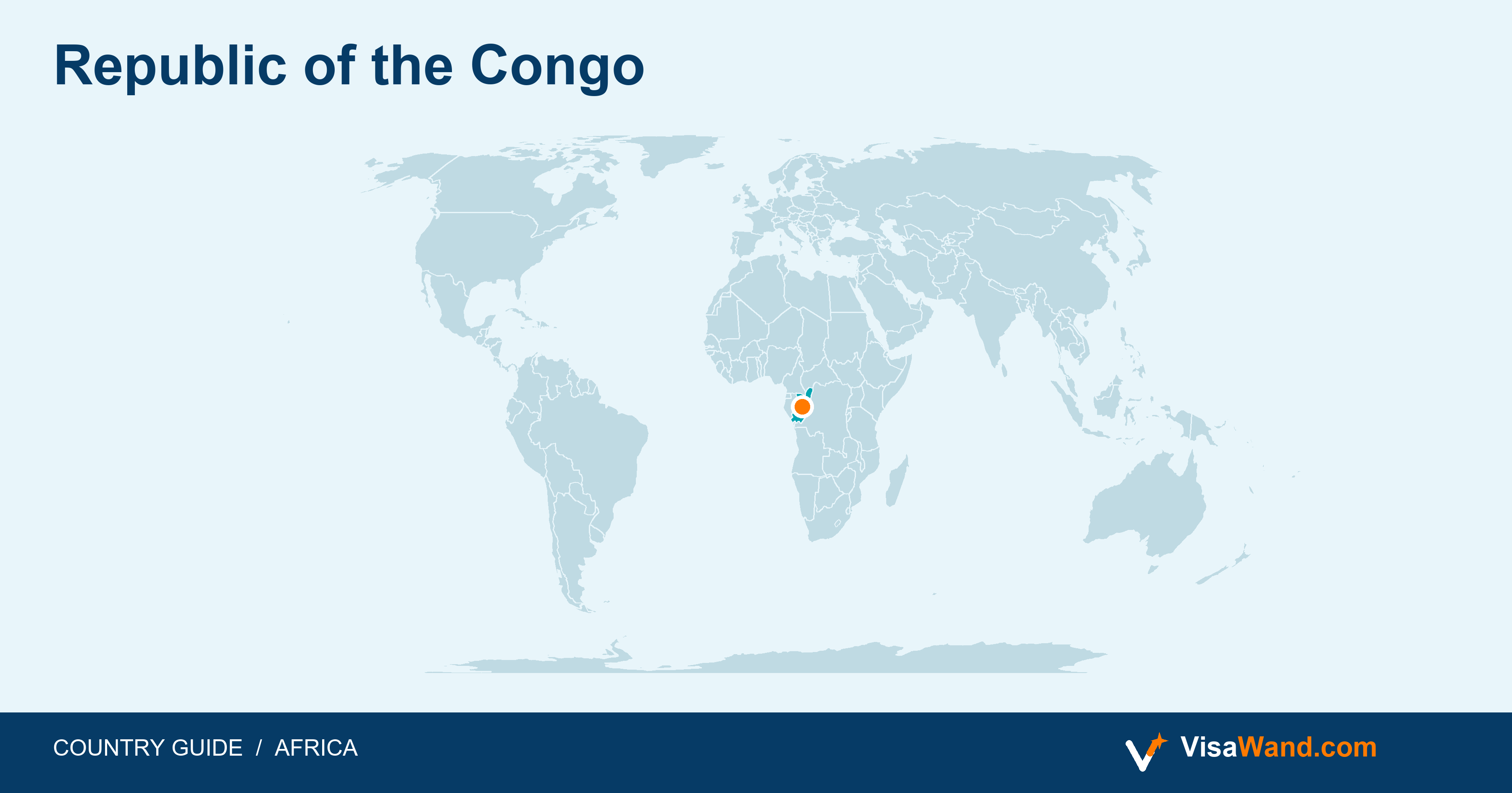 Location map of Republic of the Congo