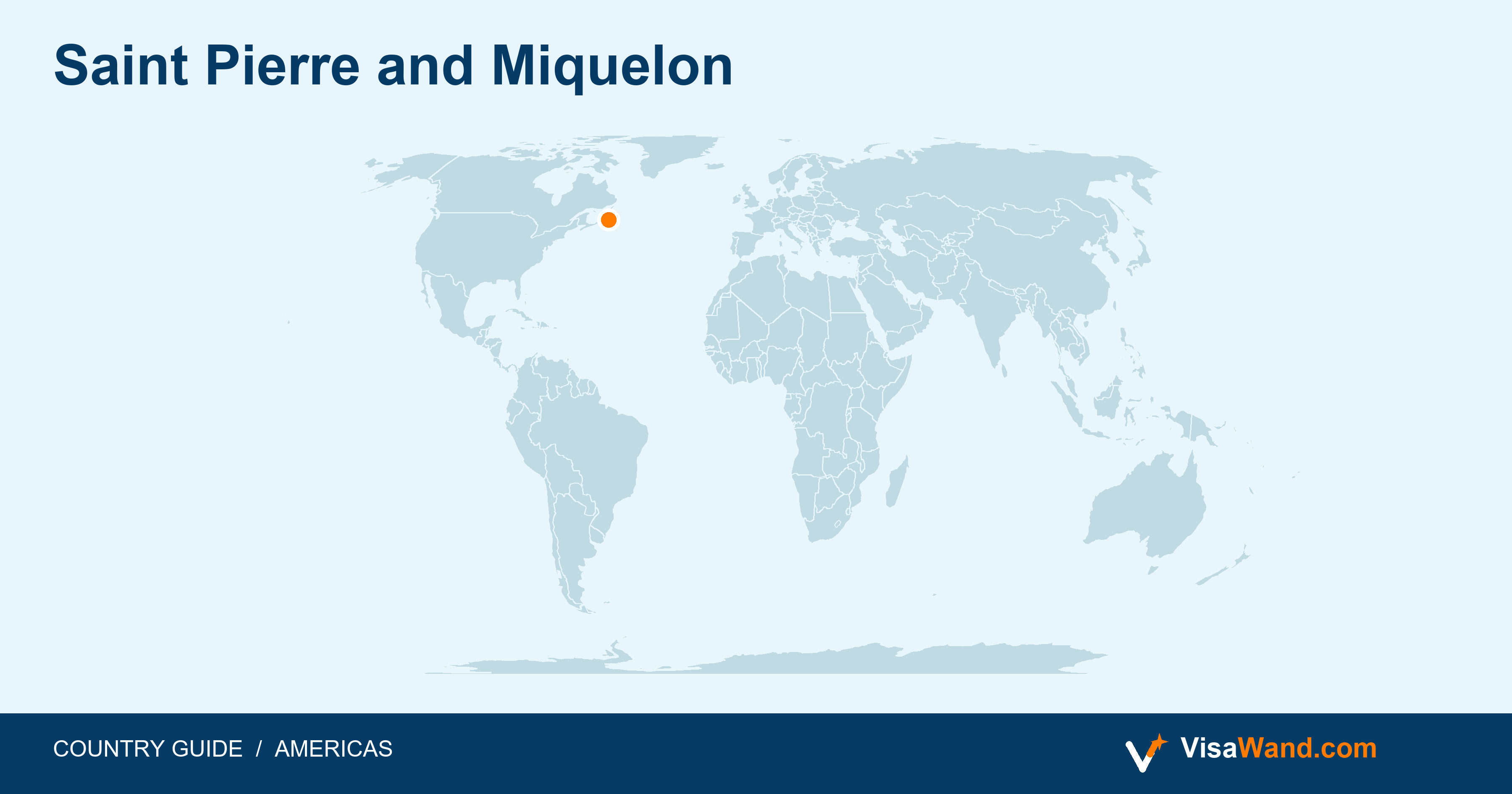 Location map of Saint Pierre and Miquelon
