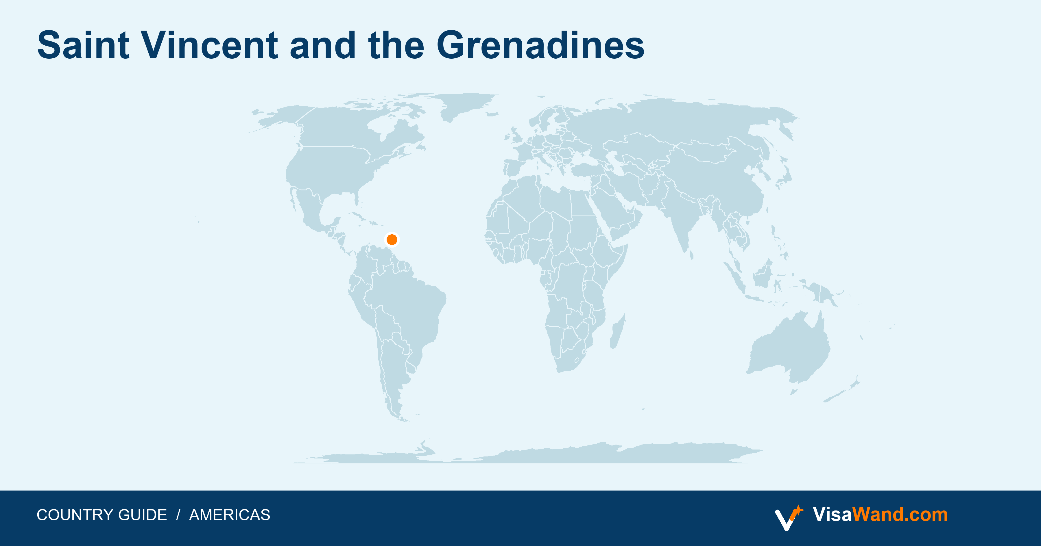 Location map of Saint Vincent and the Grenadines