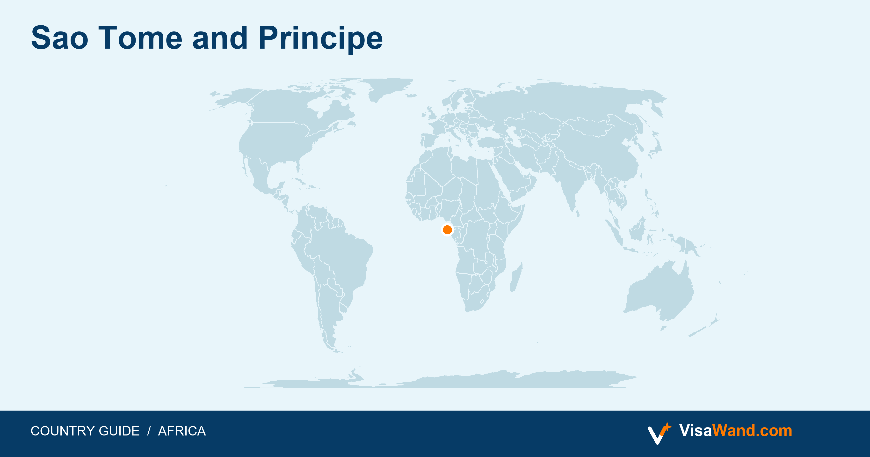 Location map of Sao Tome and Principe