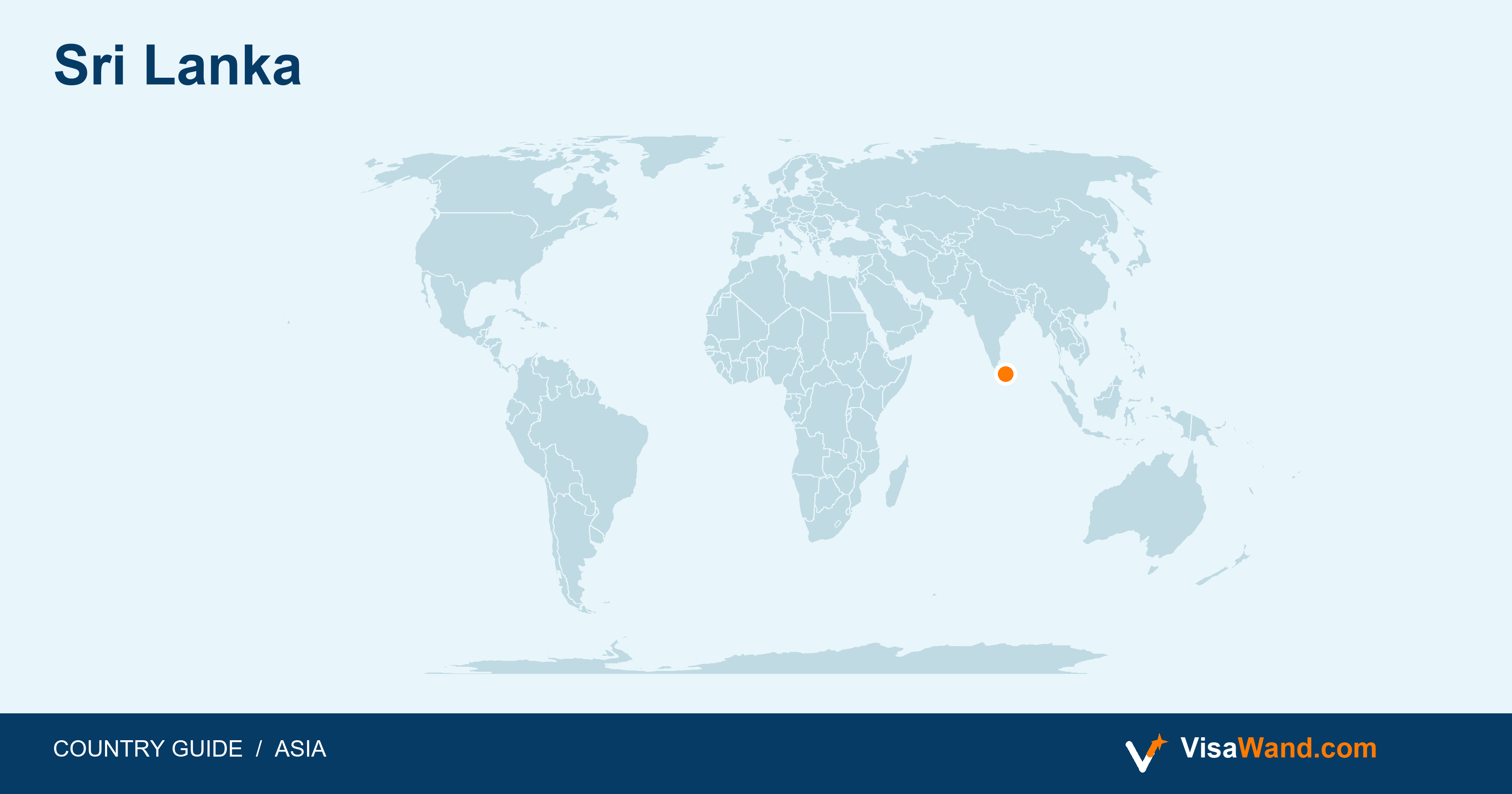 Location map of Sri Lanka