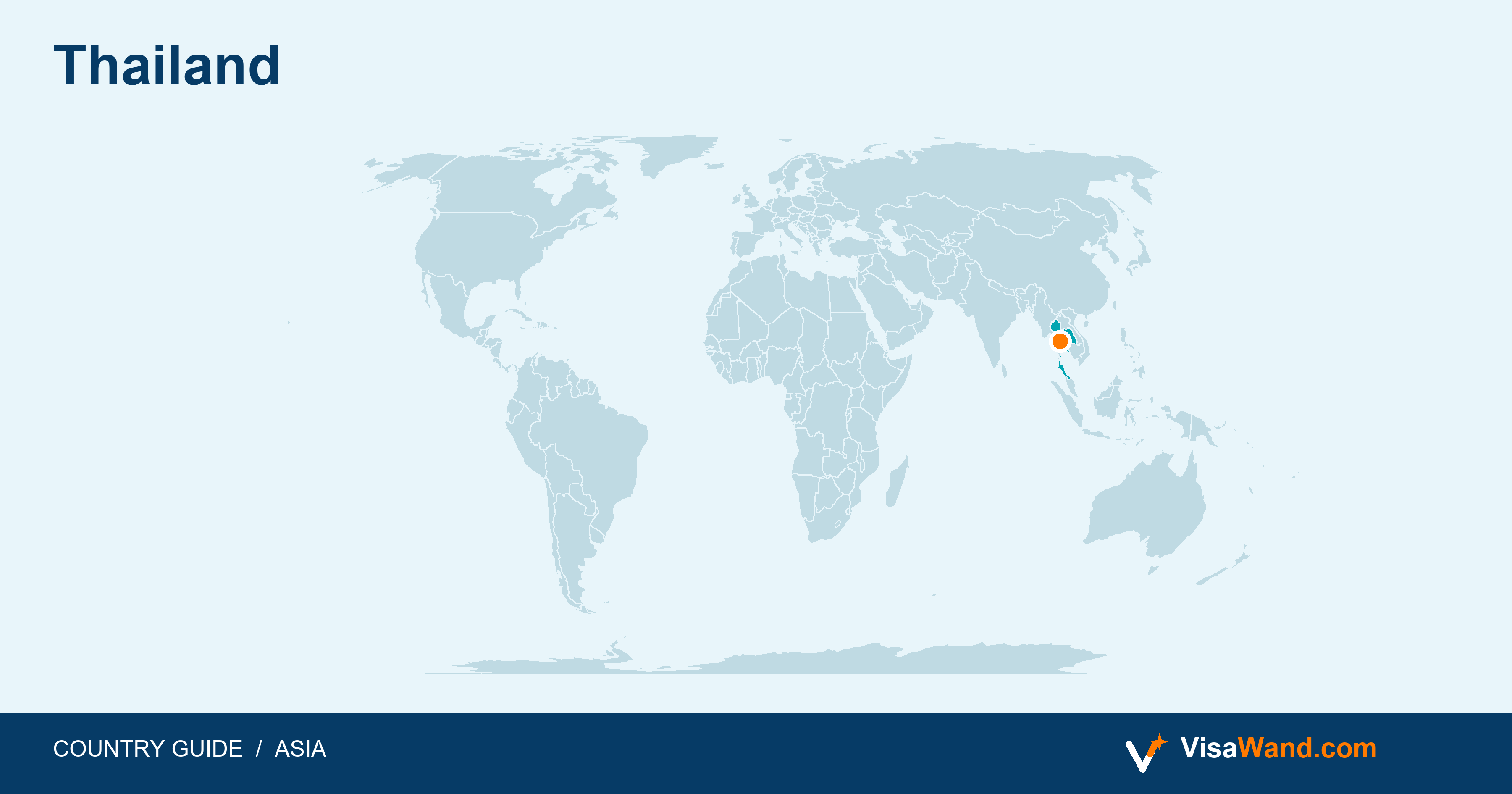Location map of Thailand