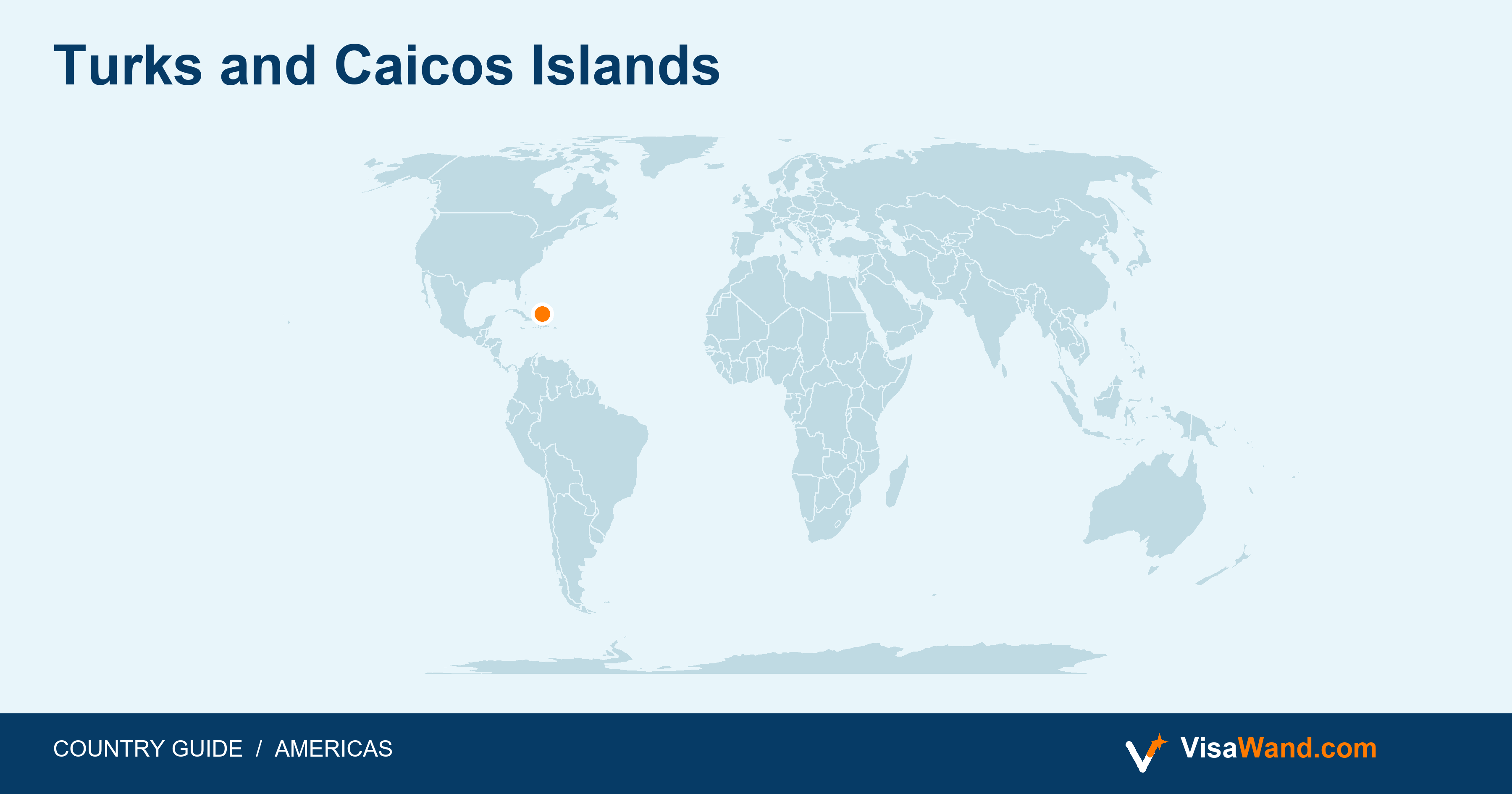 Location map of Turks and Caicos Islands