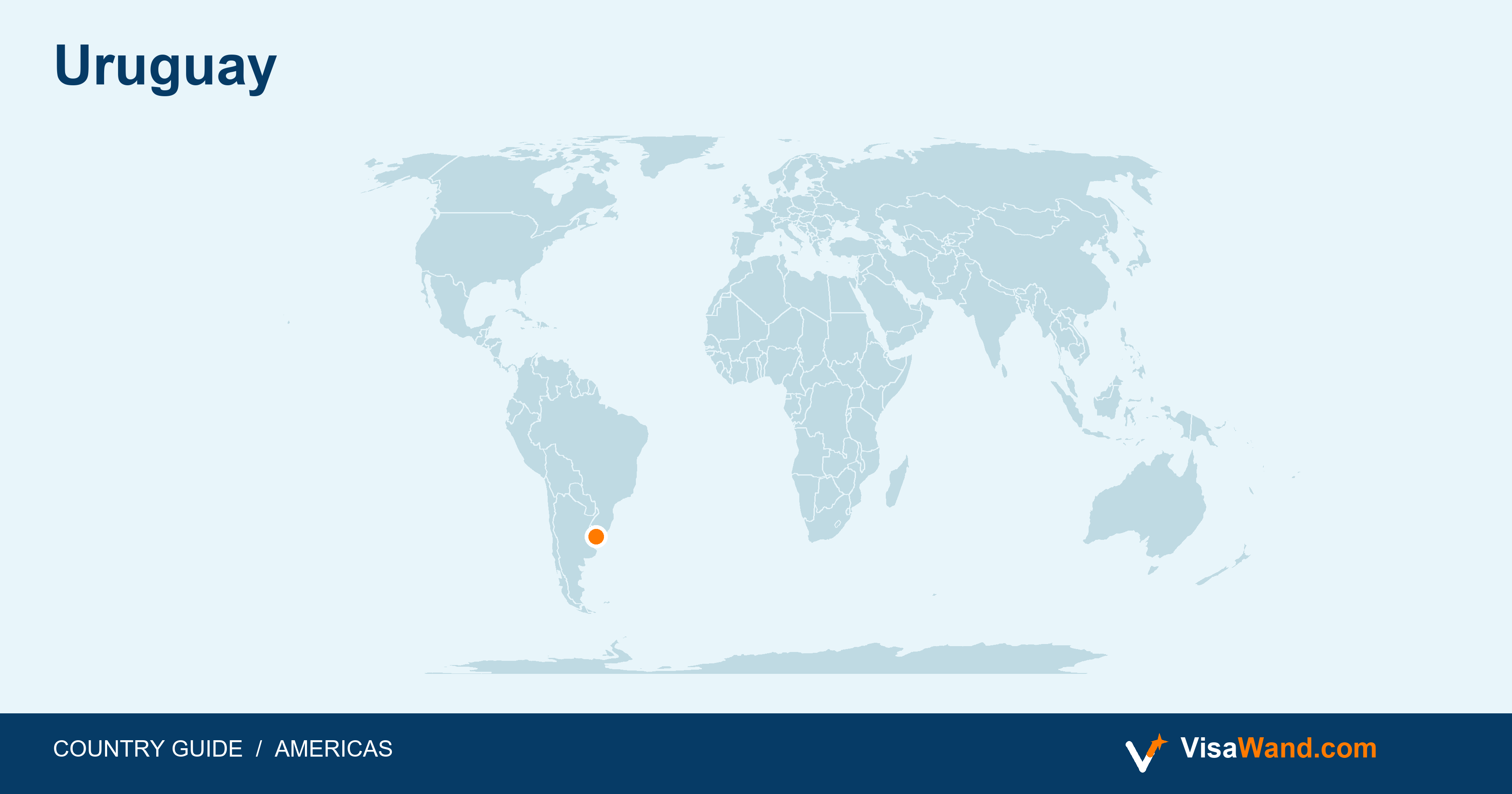 Location map of Uruguay