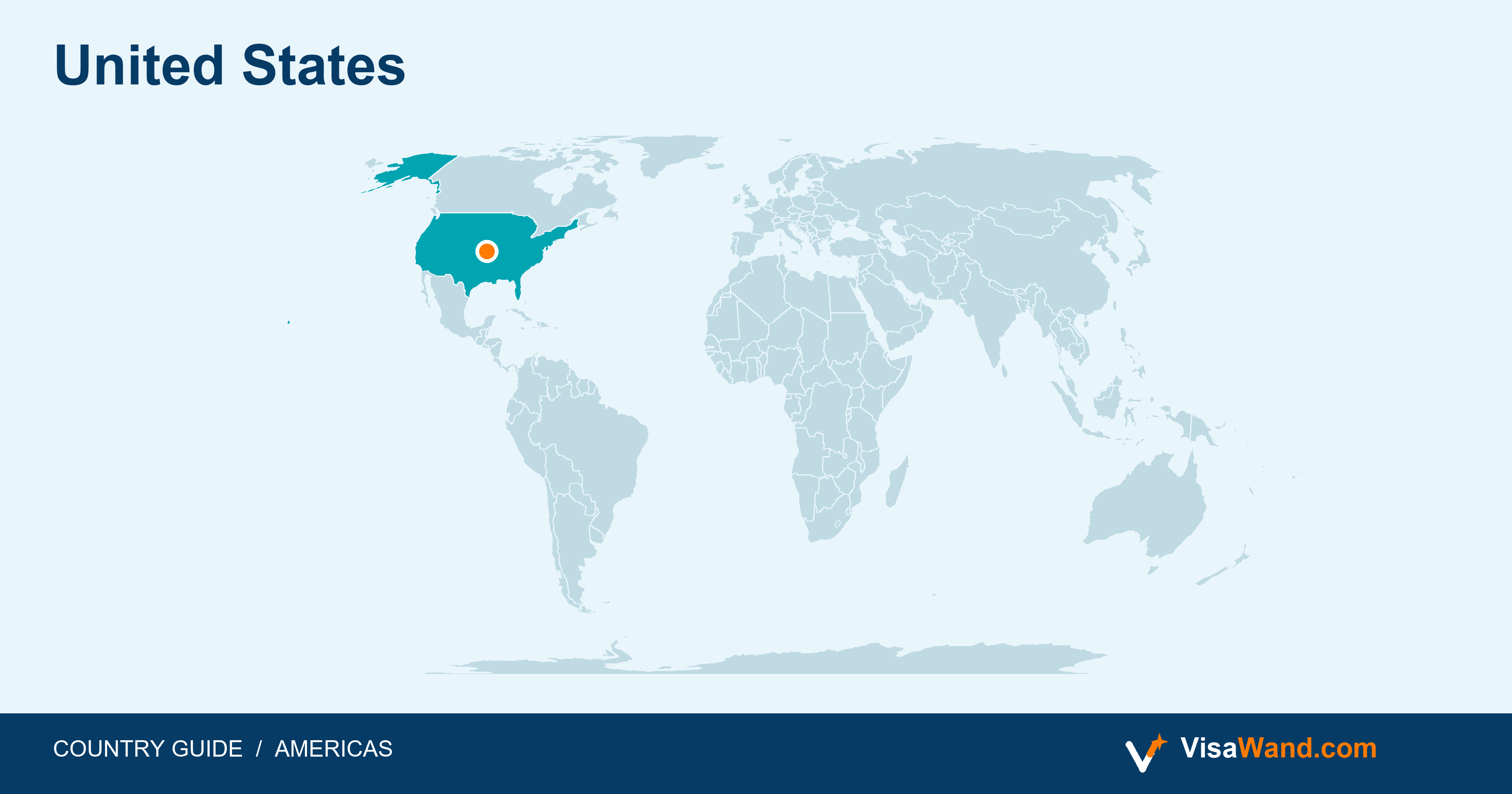 Location map of United States