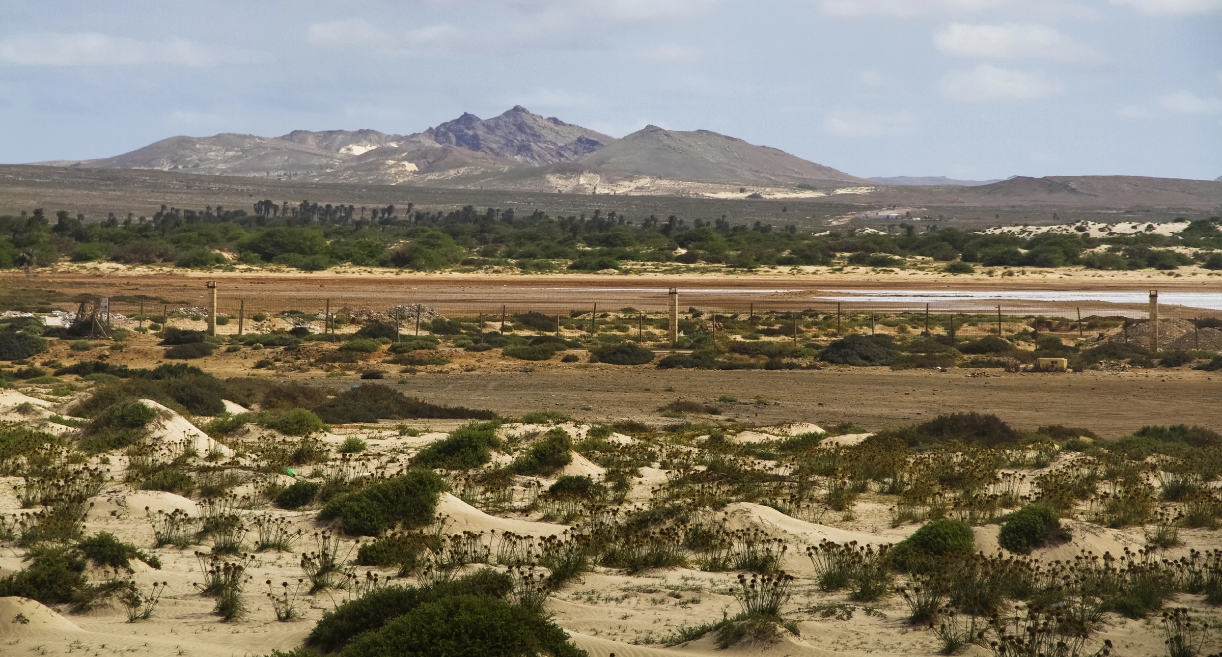 Scenic view of Cabo Verde