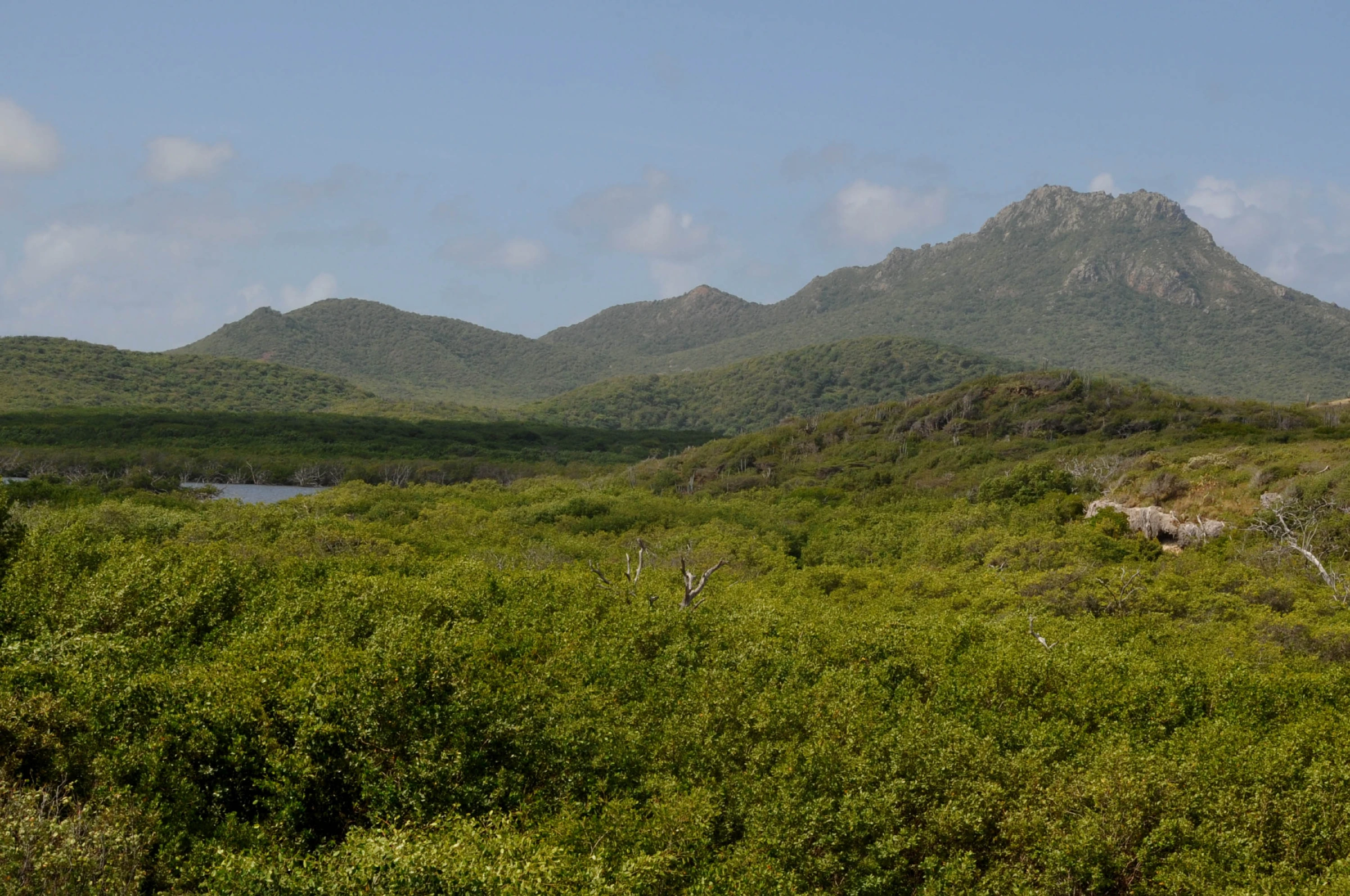 Scenic view of Curaçao