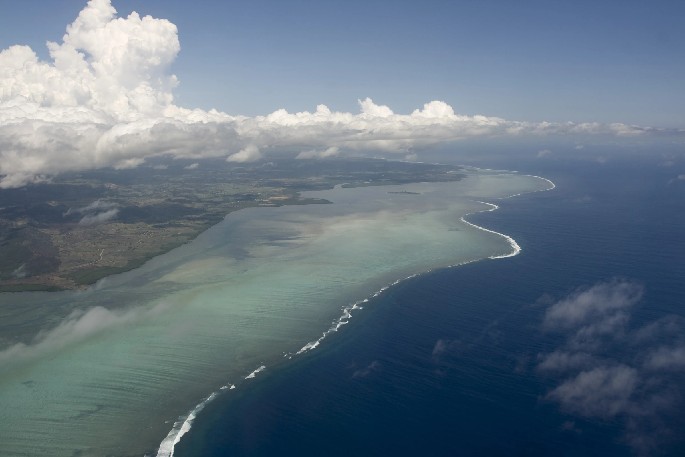 Scenic view of Fiji