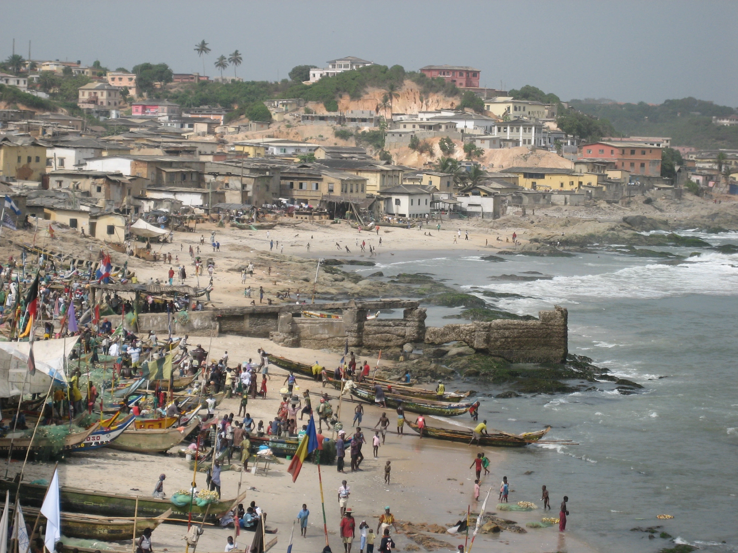 Scenic view of Ghana