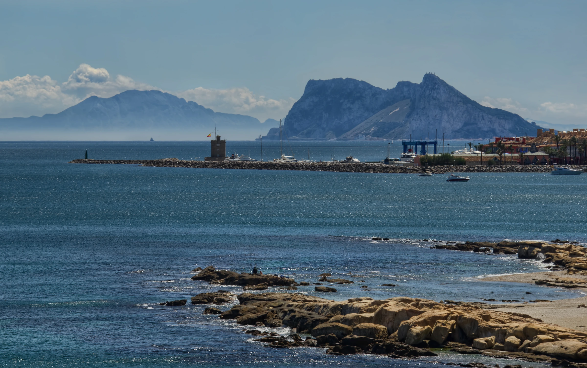 Scenic view of Gibraltar