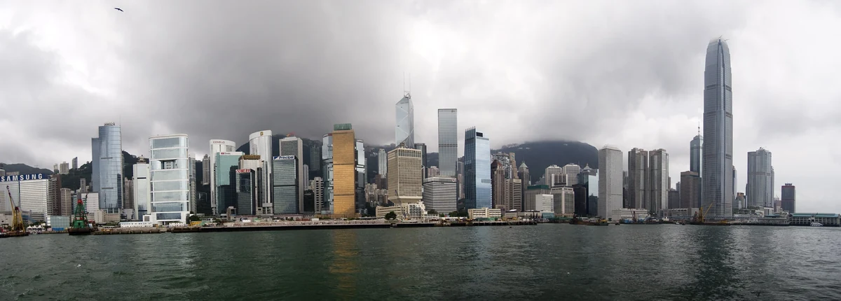 Scenic view of Hong Kong