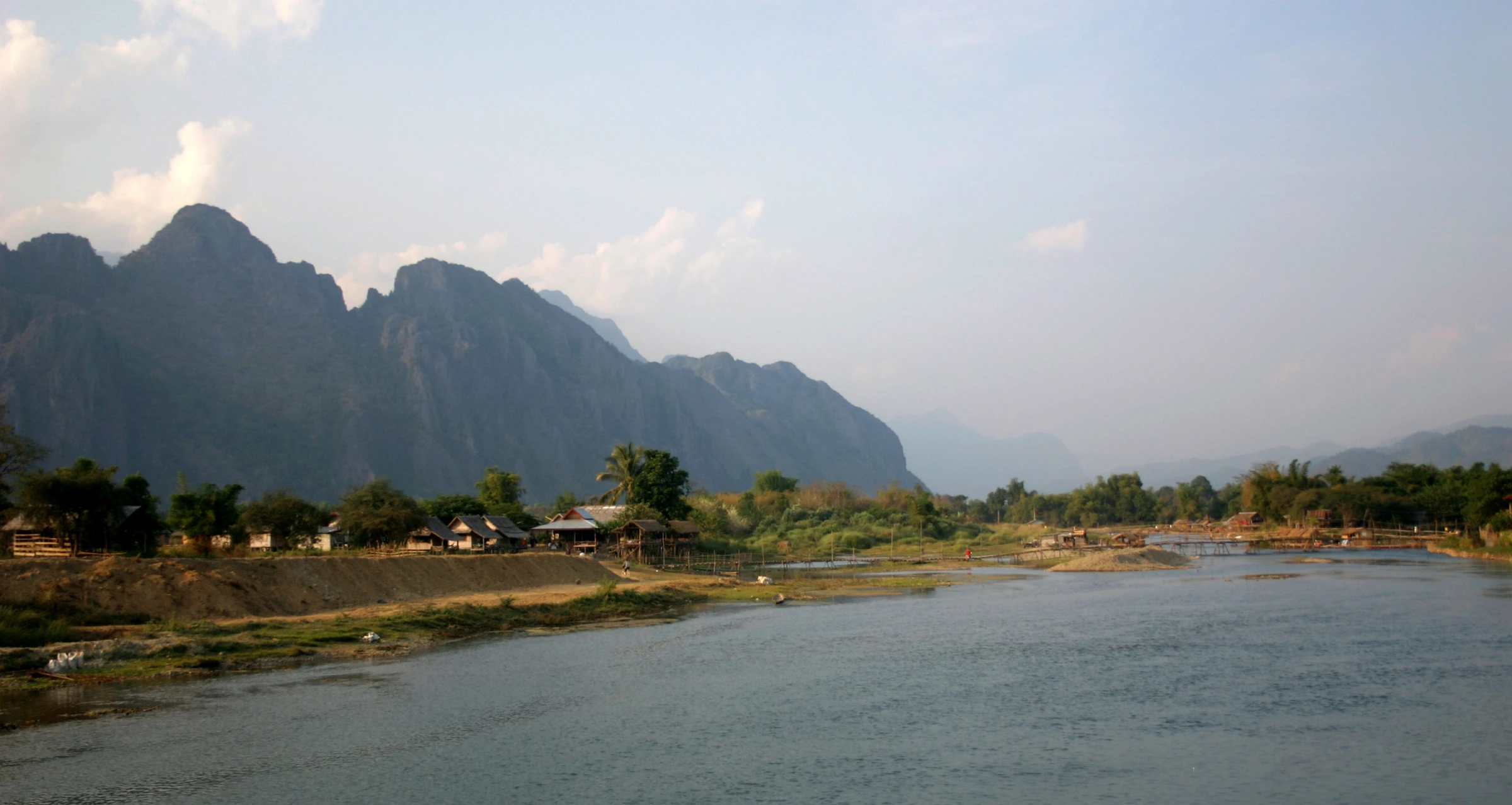 Scenic view of Laos