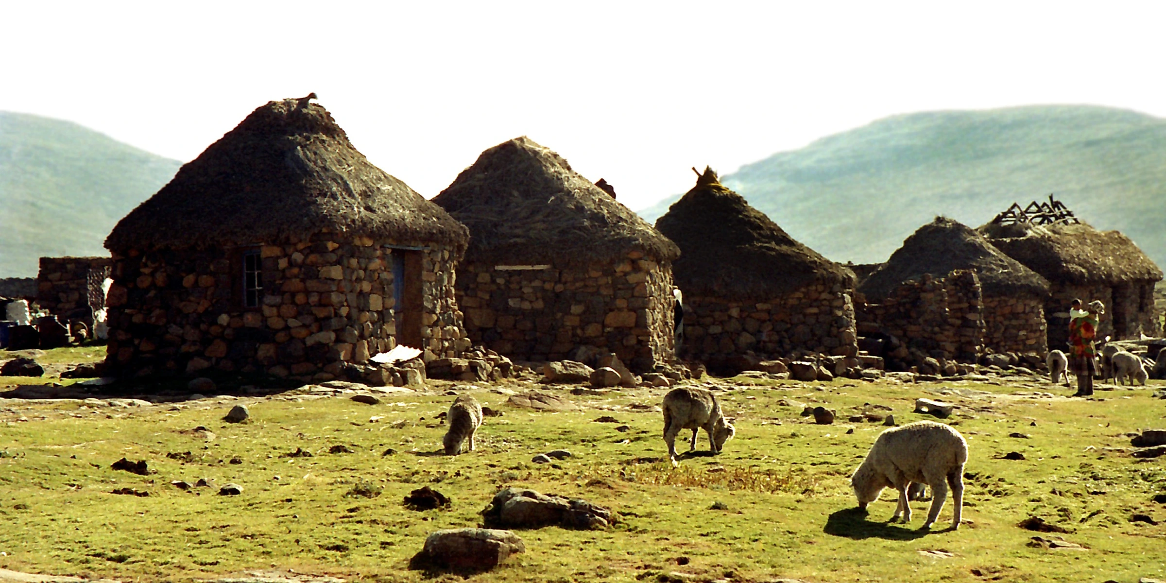 Scenic view of Lesotho