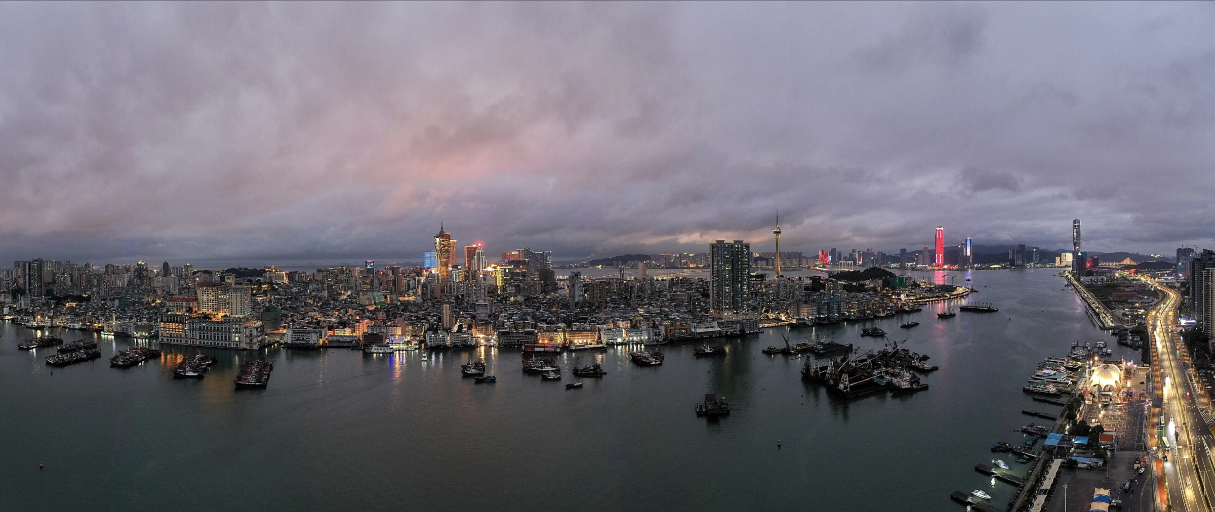 Scenic view of Macao