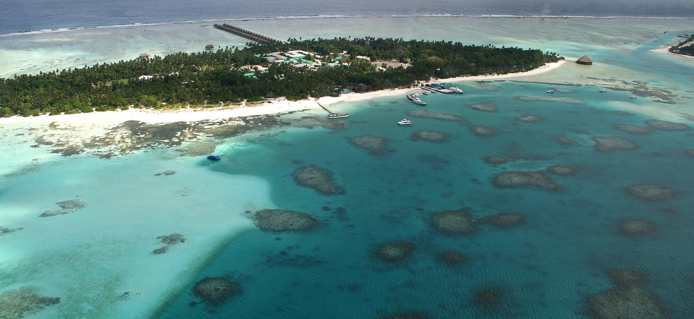 Scenic view of Maldives