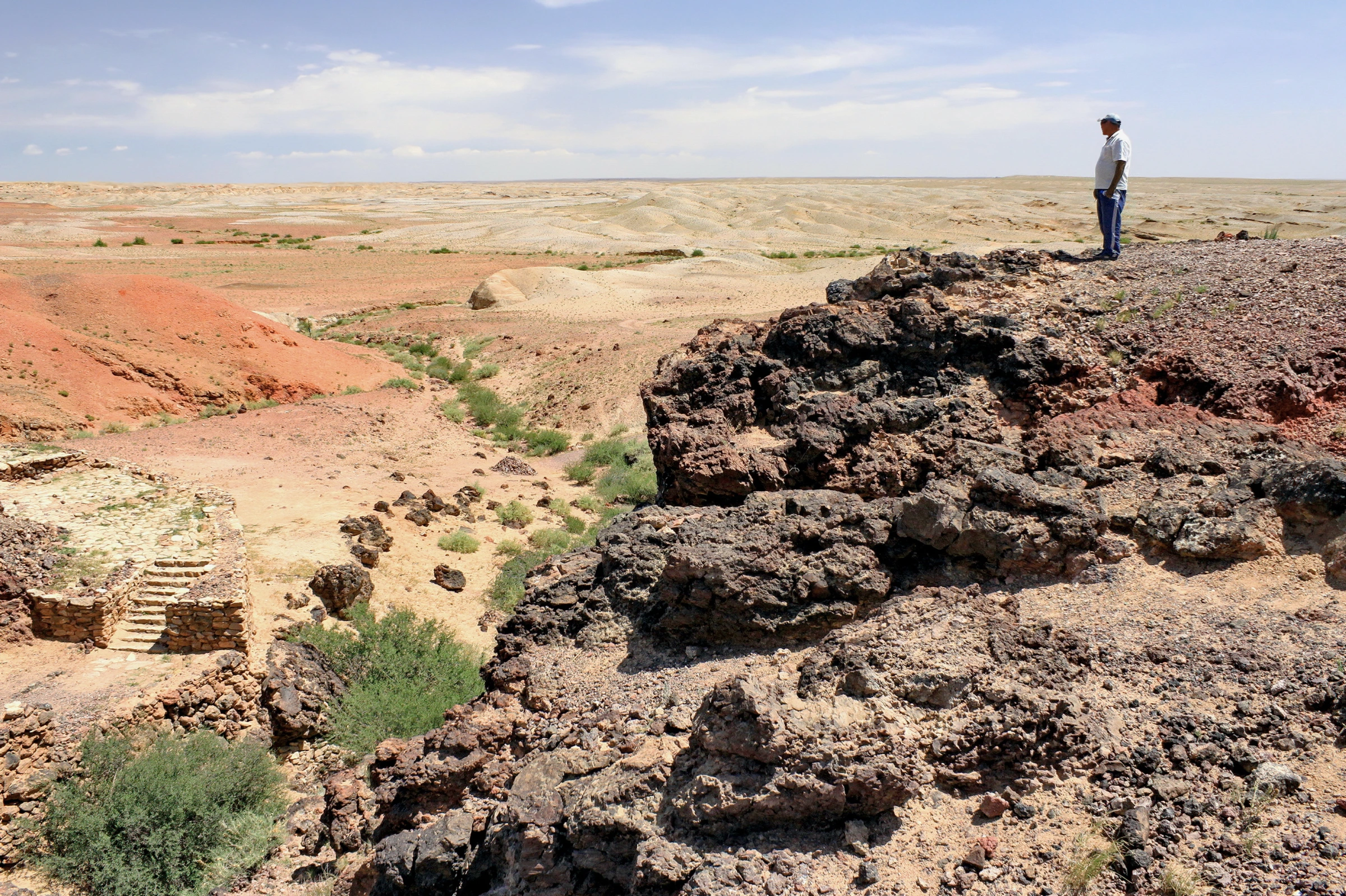 Scenic view of Mongolia