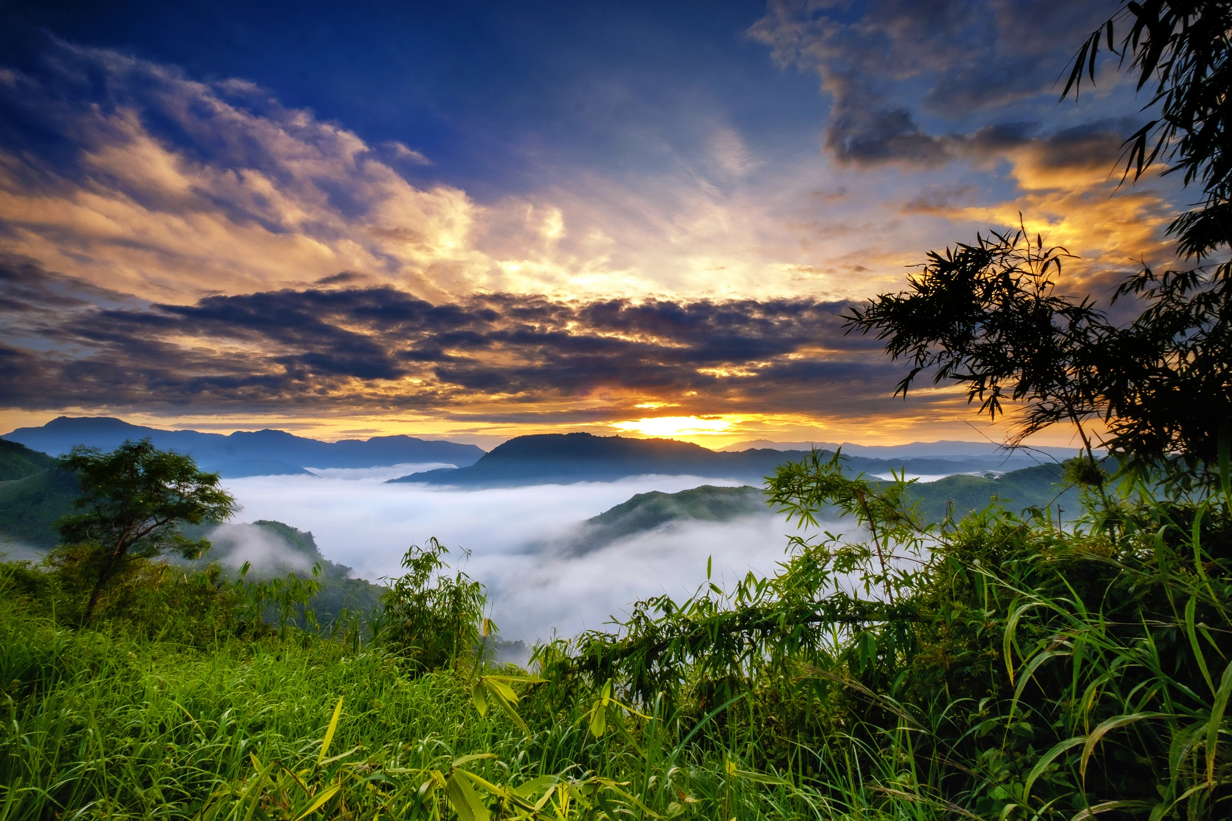 Scenic view of Philippines
