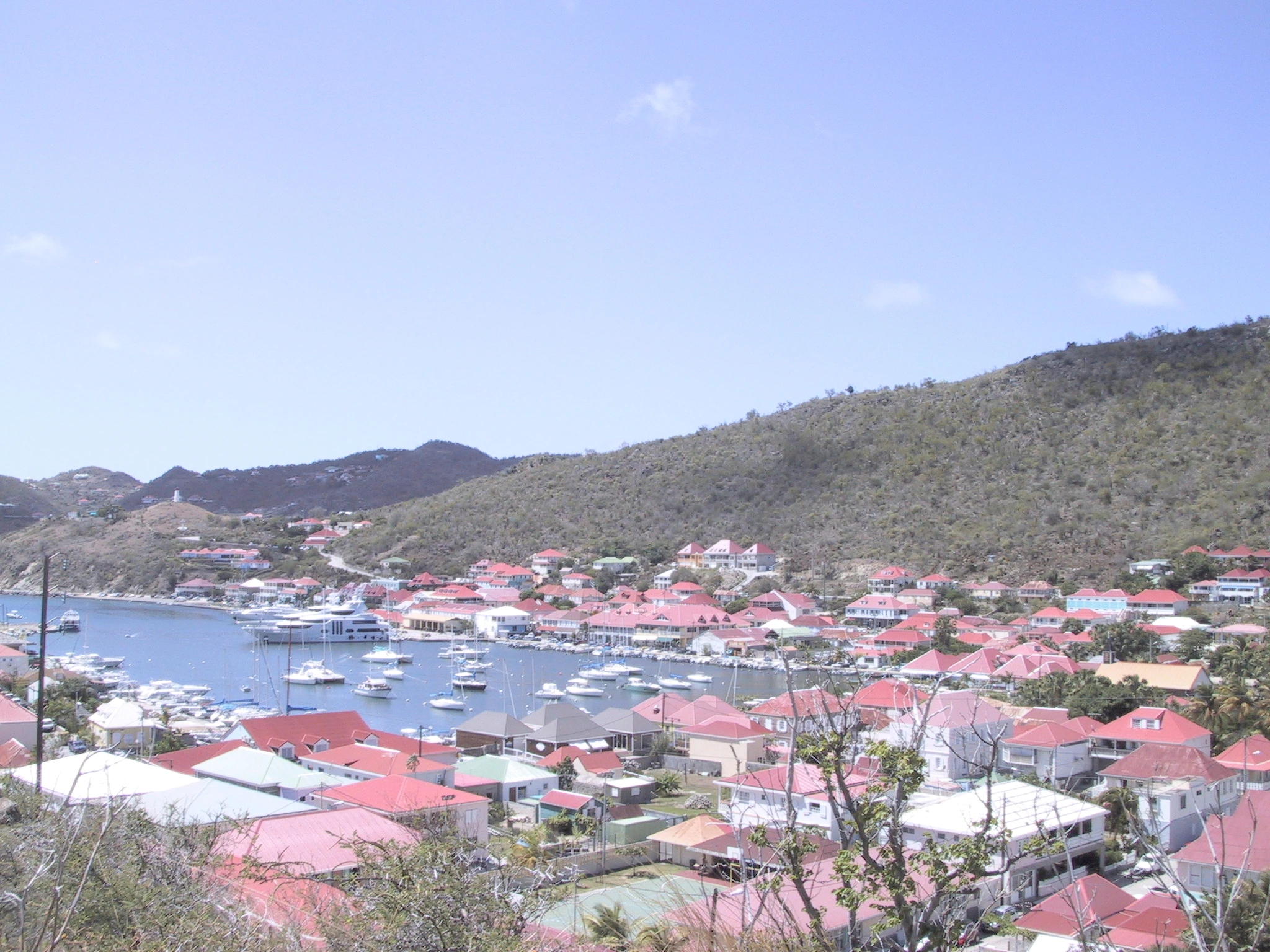 Scenic view of Saint Barthélemy