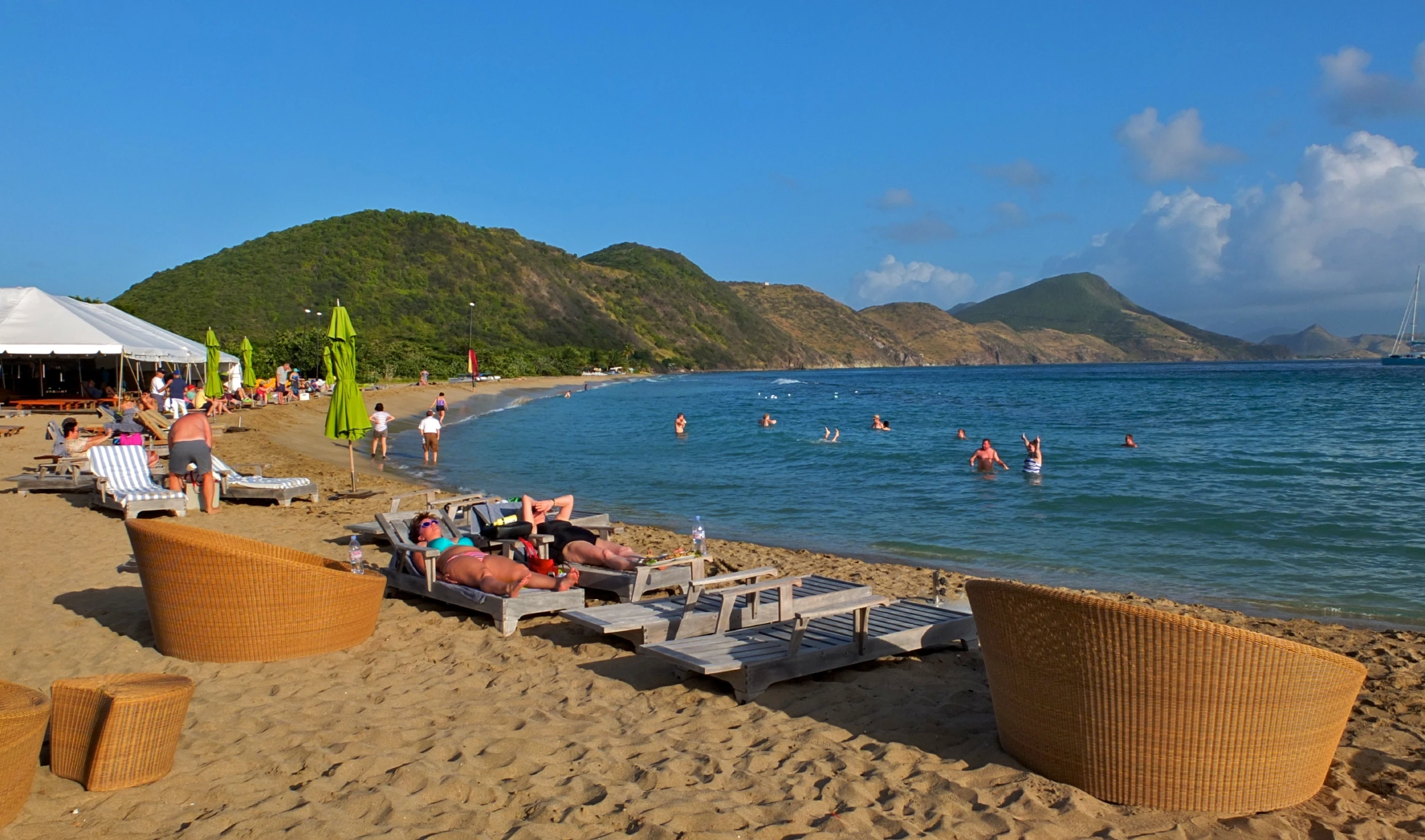 Scenic view of Saint Kitts and Nevis
